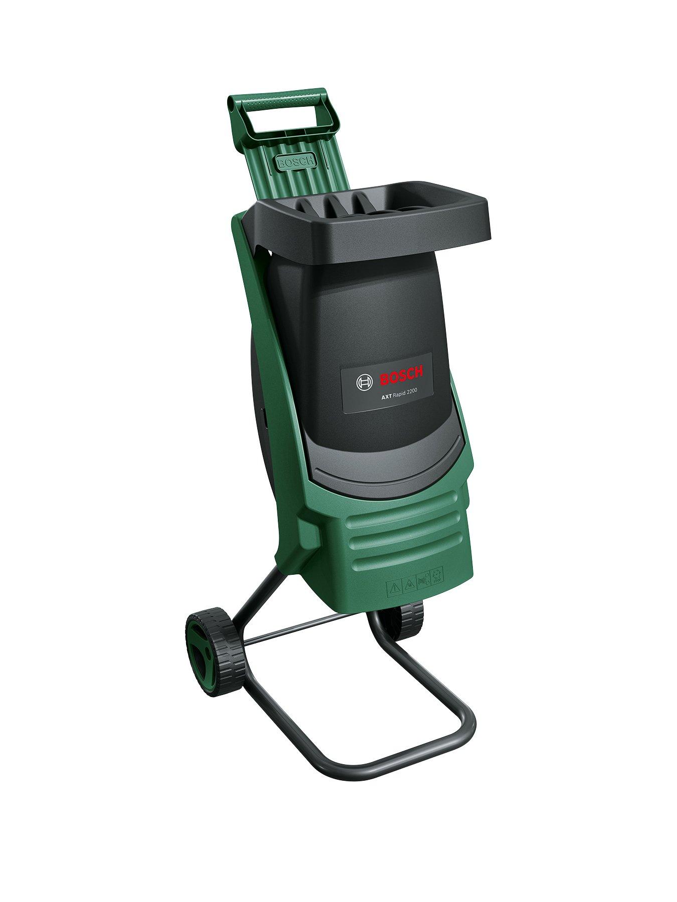 Product photograph of Bosch Axt Rapid 2200 Shredder from very.co.uk
