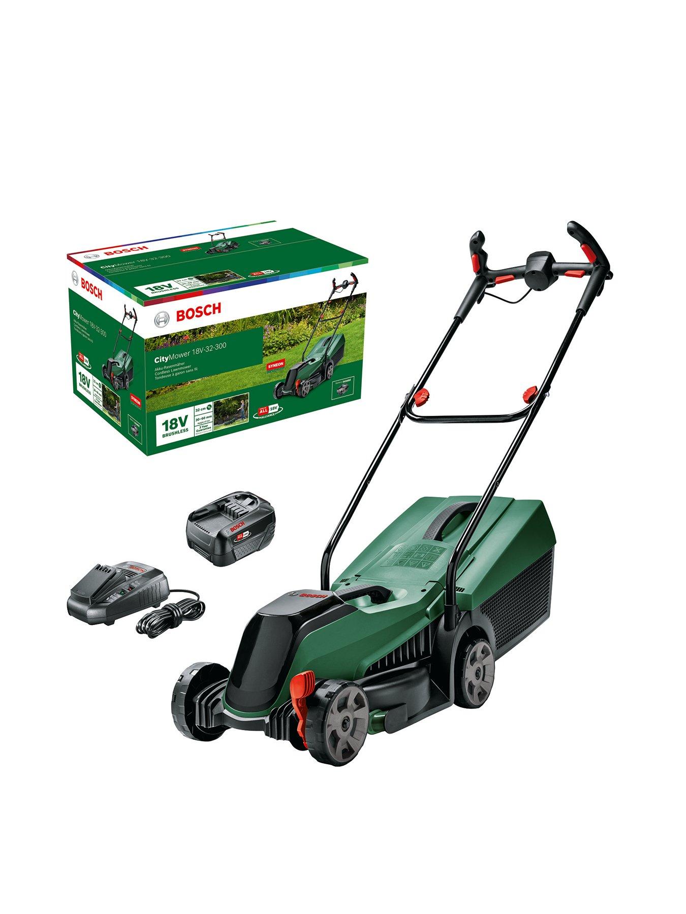 Bosch CityMower 18-32-300 (Classic Green, 1x Very