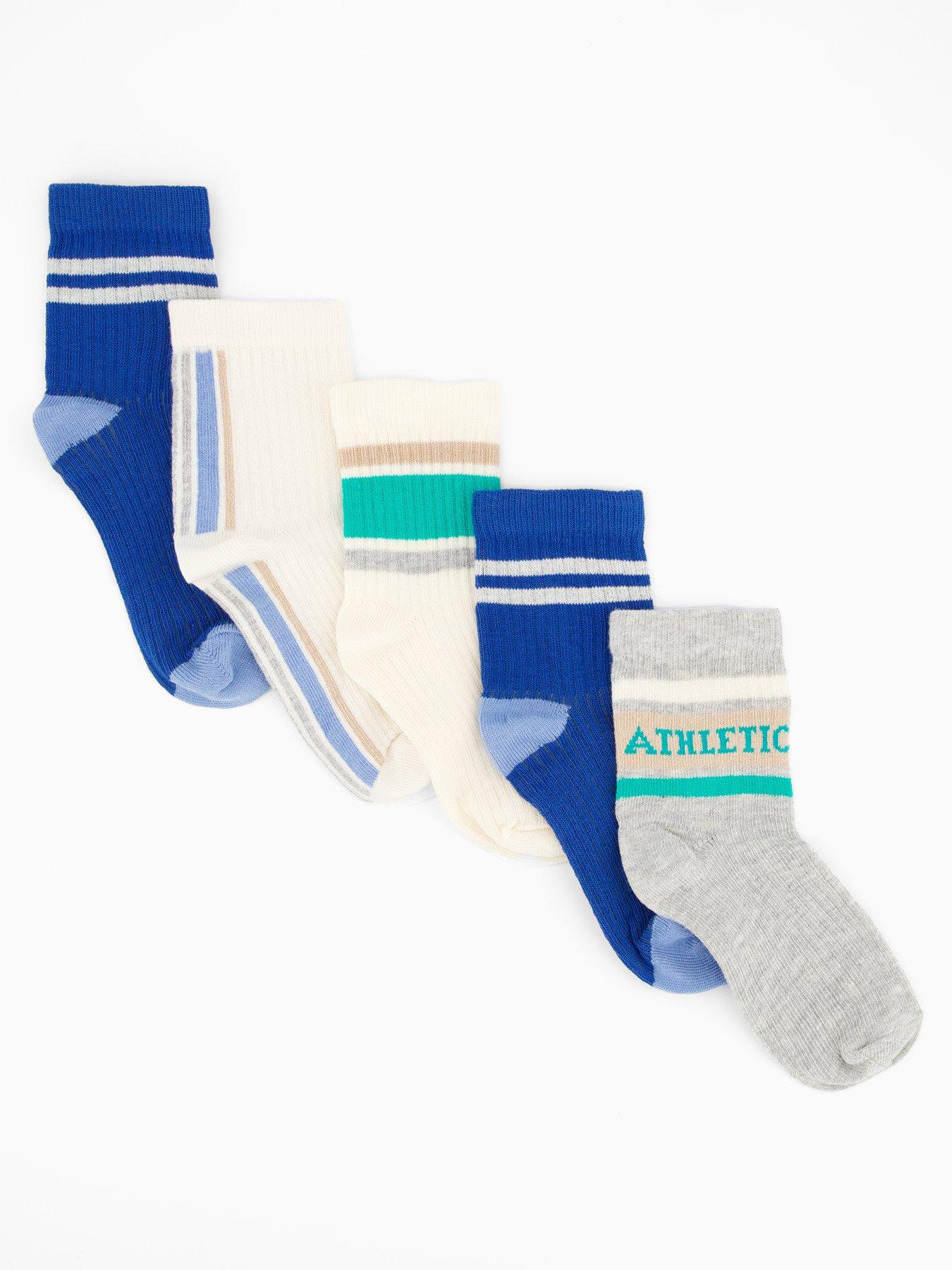 undefined Boys Athletic 5Pk Rib Socks