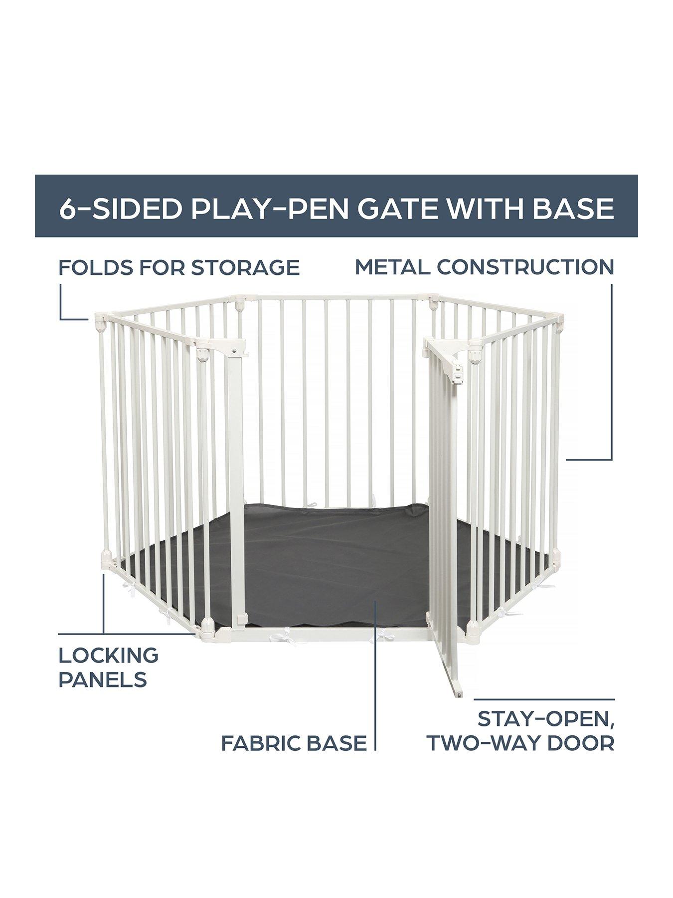 Image 2 of 8 of Dreambaby Discovery 6&nbsp;Playpen - White