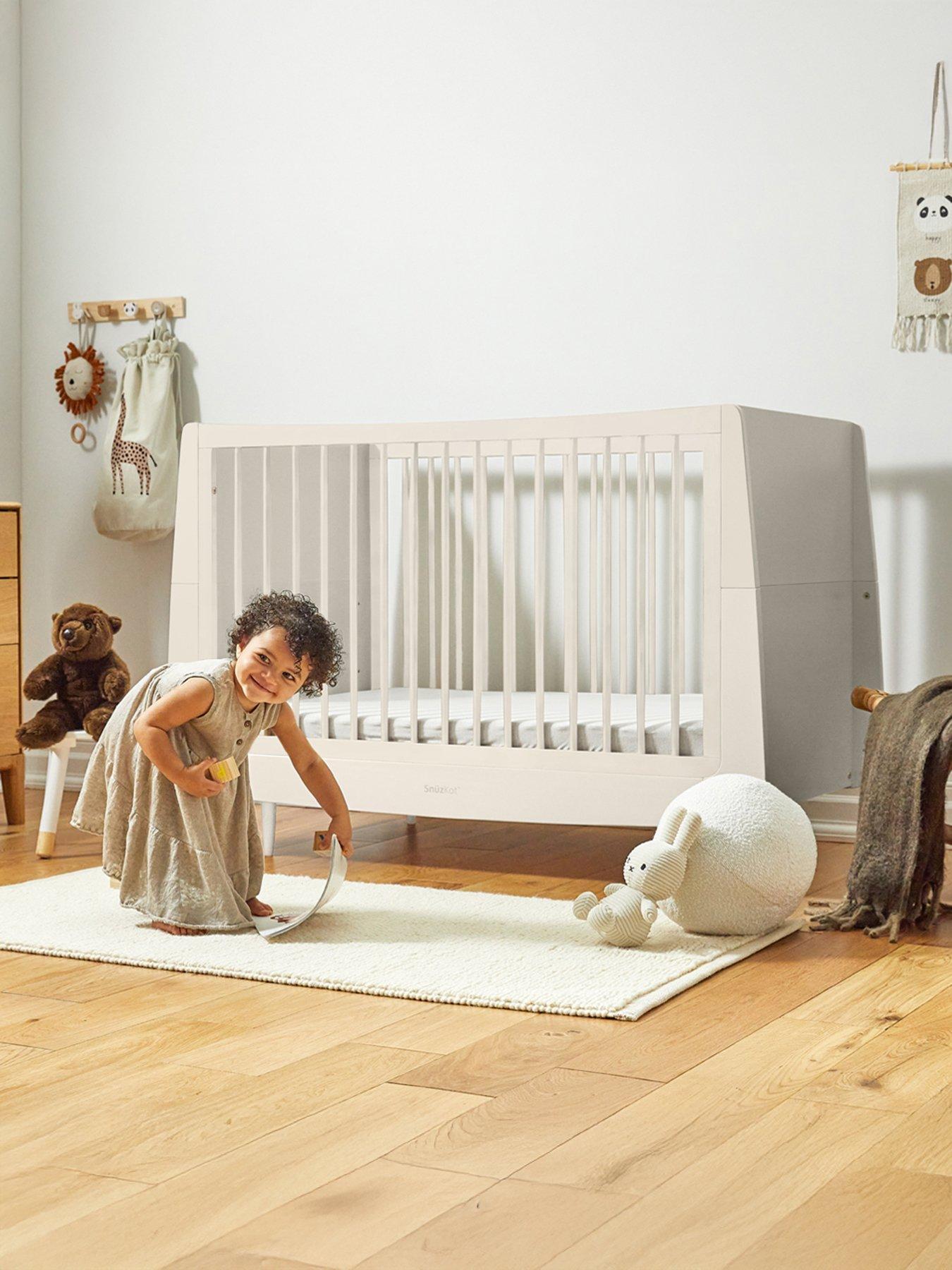 undefined SnuzKot Skandi Cot Bed - Cashmere