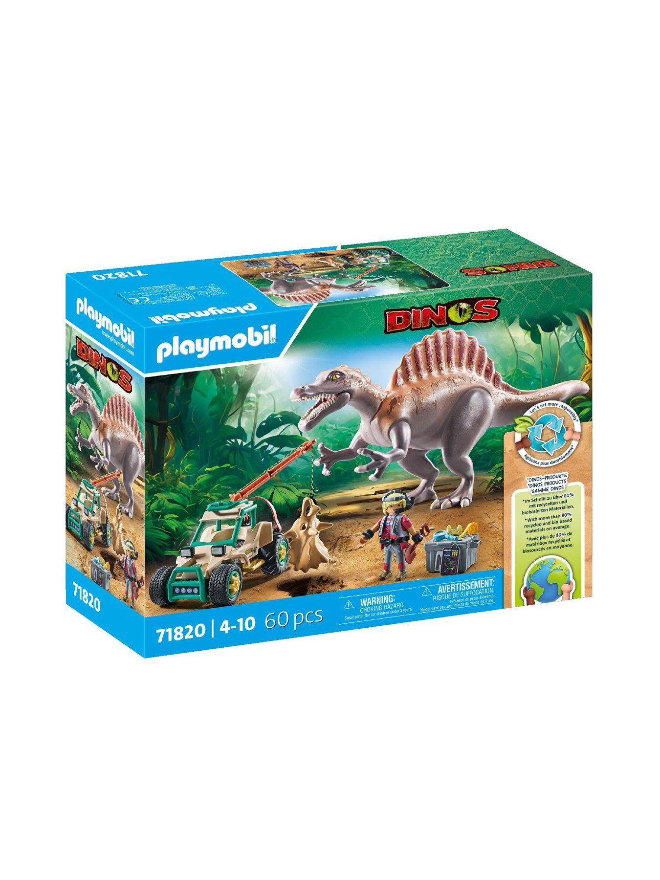 Image 2 of 6 of Playmobil Spinosaurus attack at dinosaur excavation