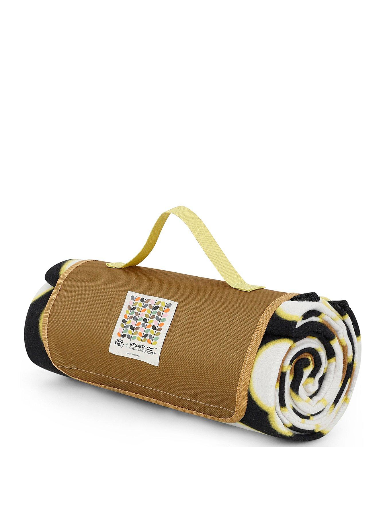 Image 2 of 6 of Regatta Orla Kiely Picnic Rug - Yellow Flower
