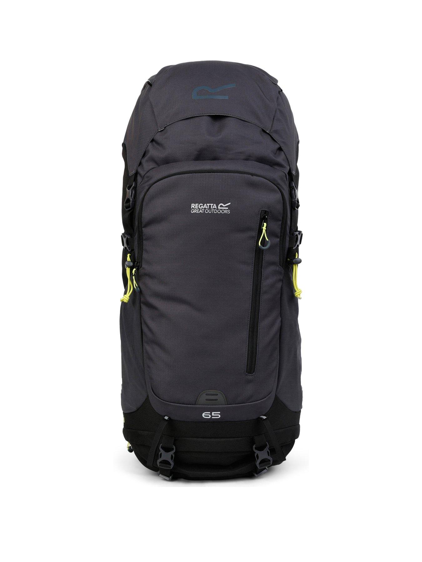 Regatta: Highton V2 65L Rucksack - Black/Grey