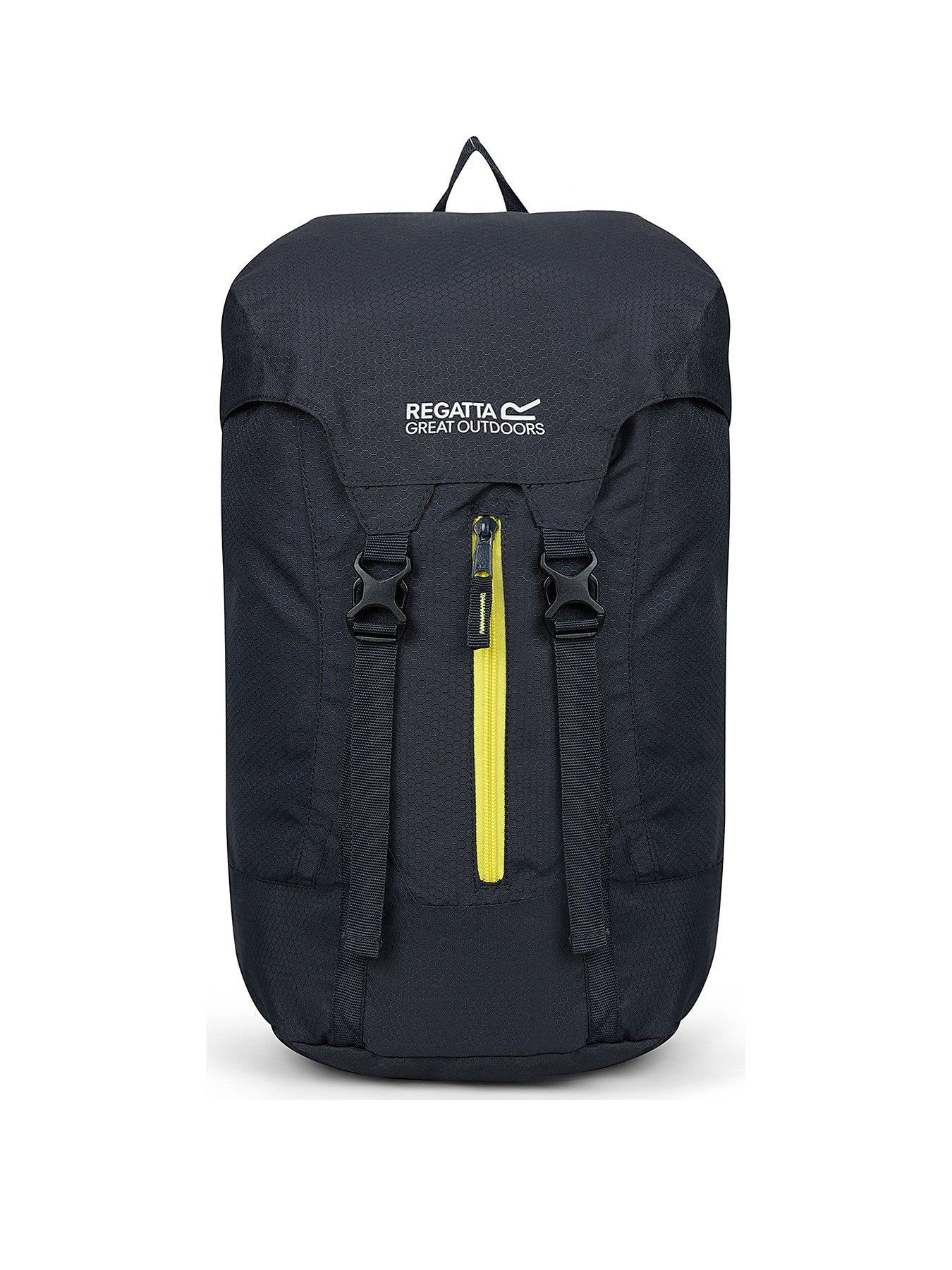 Image 1 of 5 of Regatta Easypack Packaway Backpack 25L - Black/Neon
