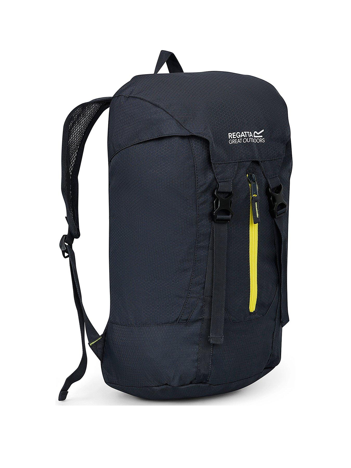 Image 2 of 5 of Regatta Easypack Packaway Backpack 25L - Black/Neon