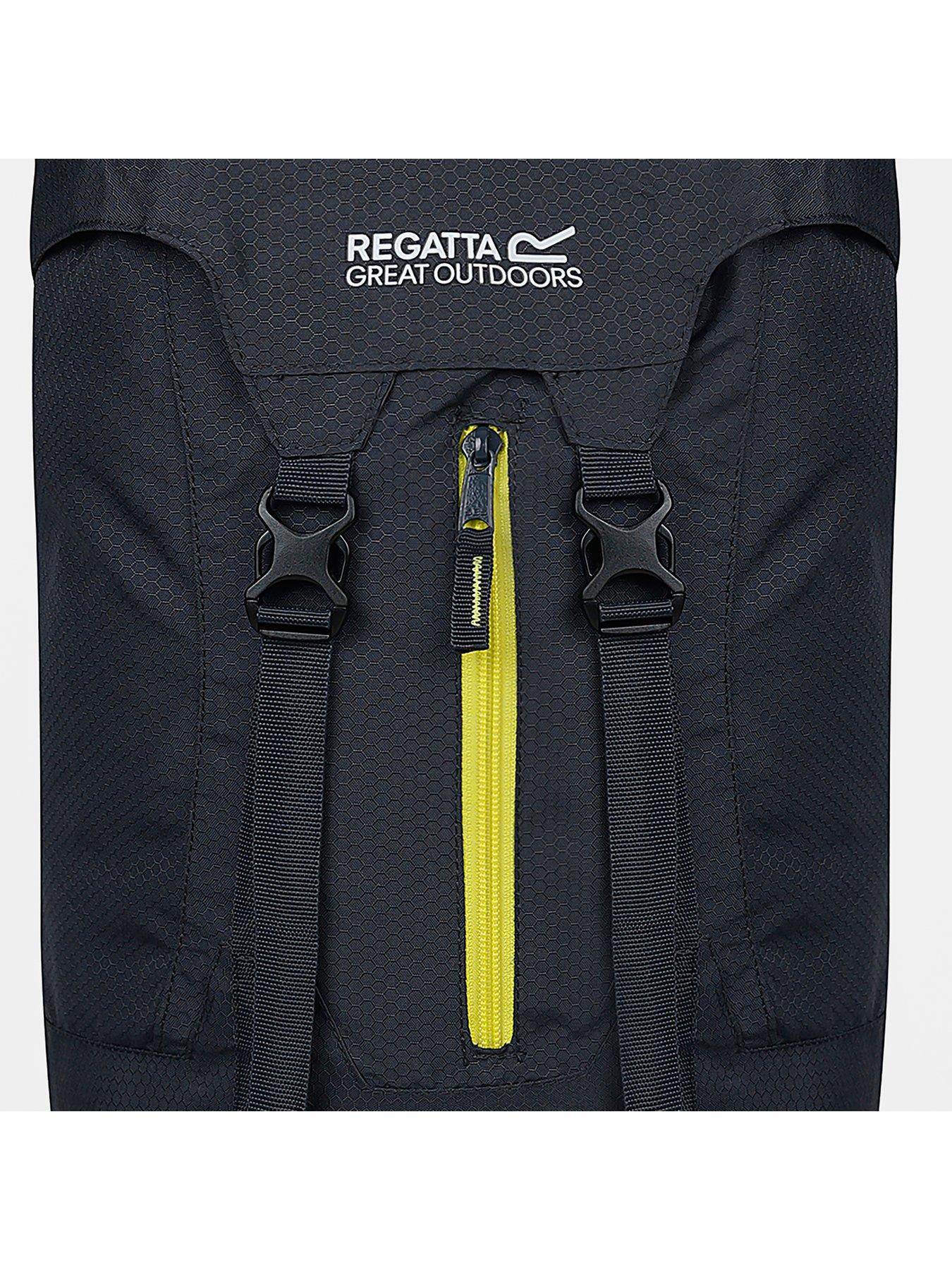 Image 4 of 5 of Regatta Easypack Packaway Backpack 25L - Black/Neon