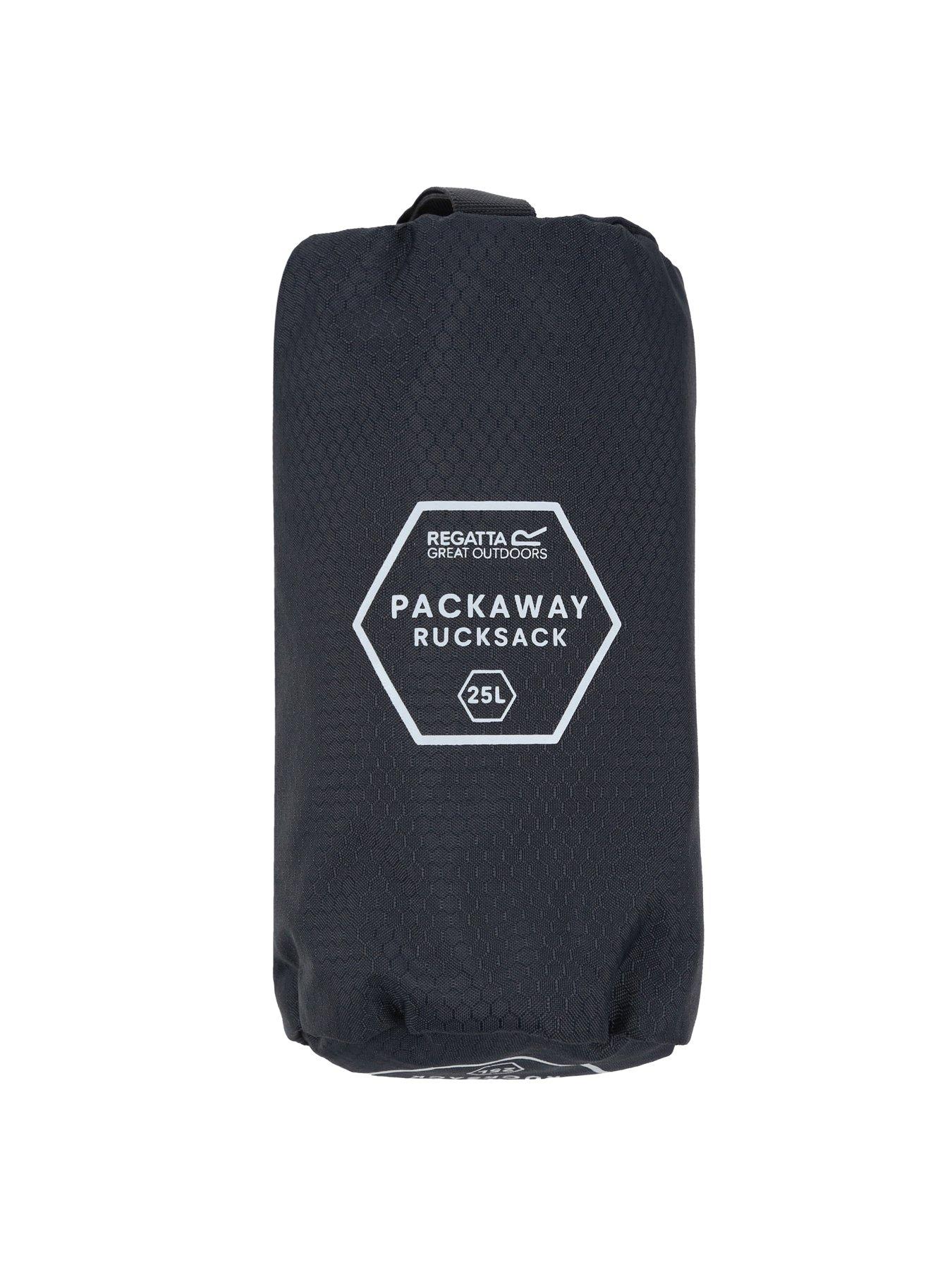 Image 5 of 5 of Regatta Easypack Packaway Backpack 25L - Black/Neon