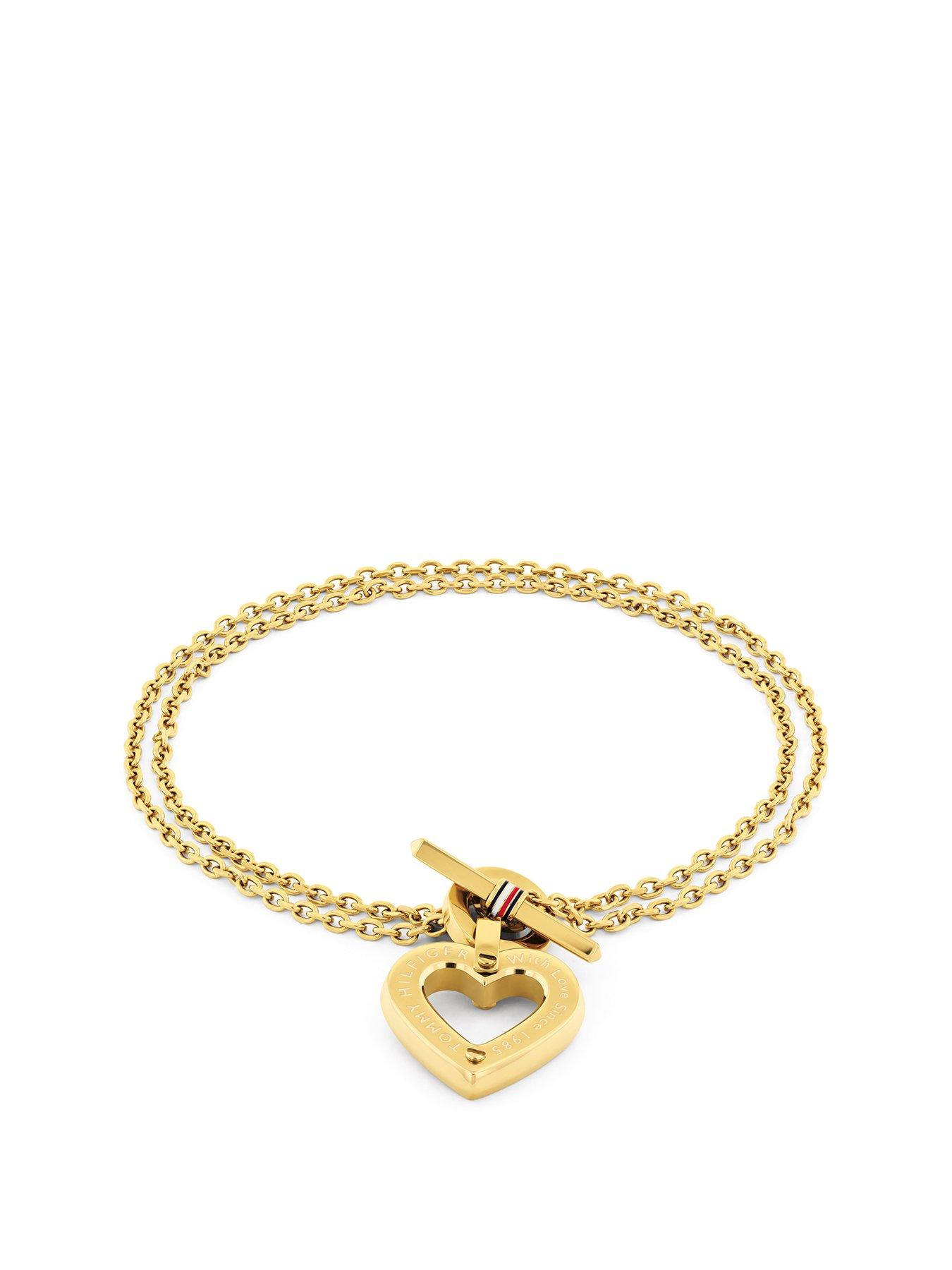 undefined Toggle Heart Ladies Bracelet Gold