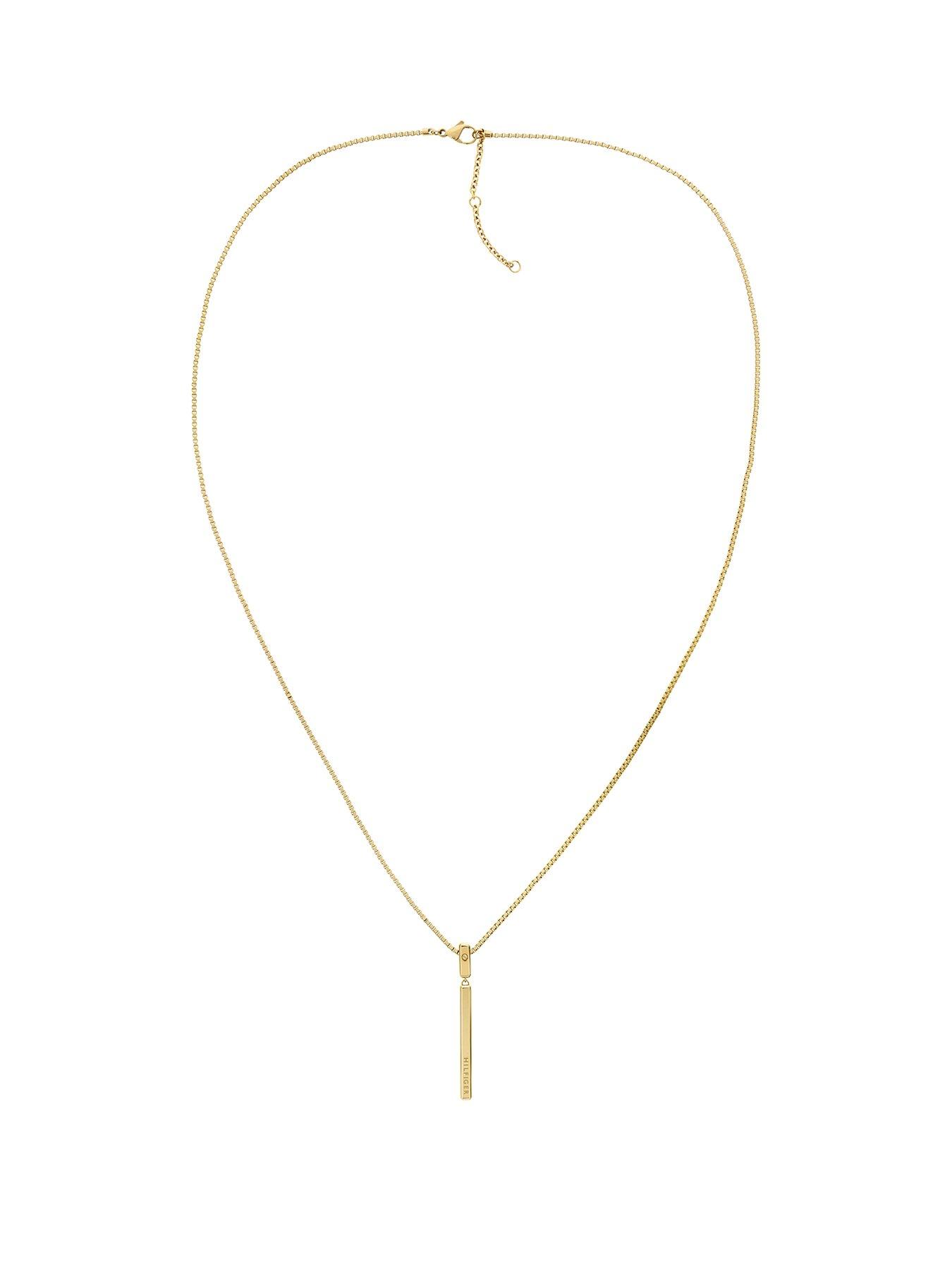 undefined Linear Ladies Necklace Gold
