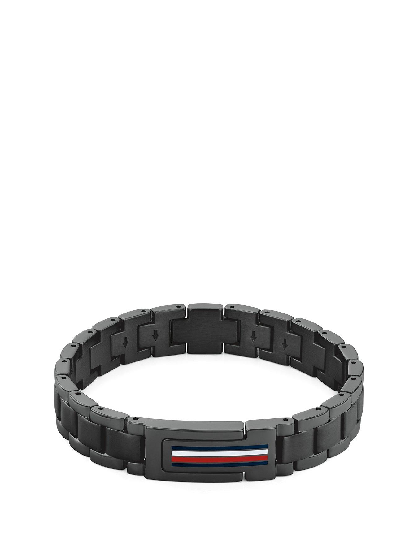 Image 1 of 3 of Tommy Hilfiger Mason Men's Bracelet Black