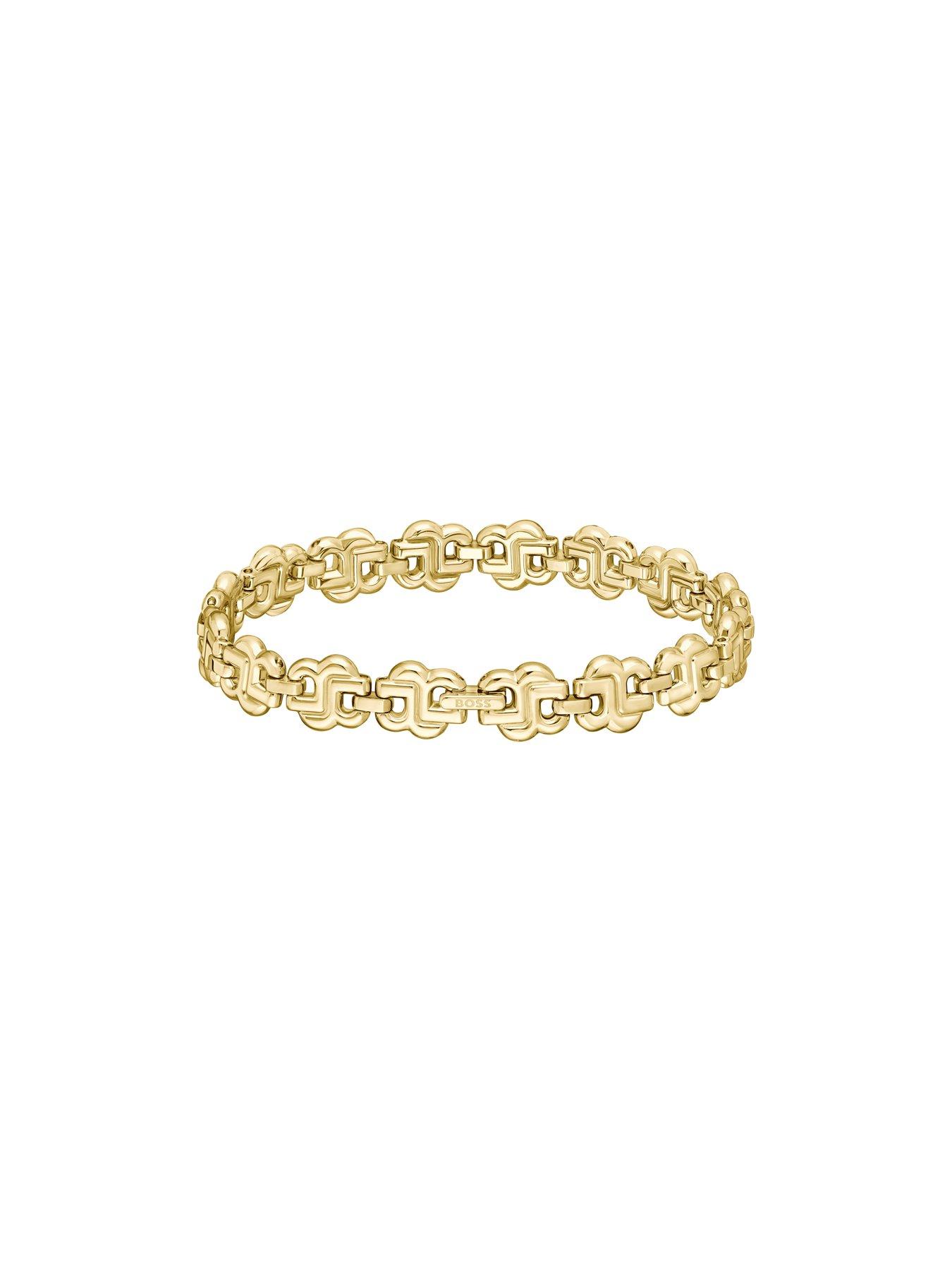Image 2 of 6 of BOSS Double B Strand Ladies Bracelet Gold