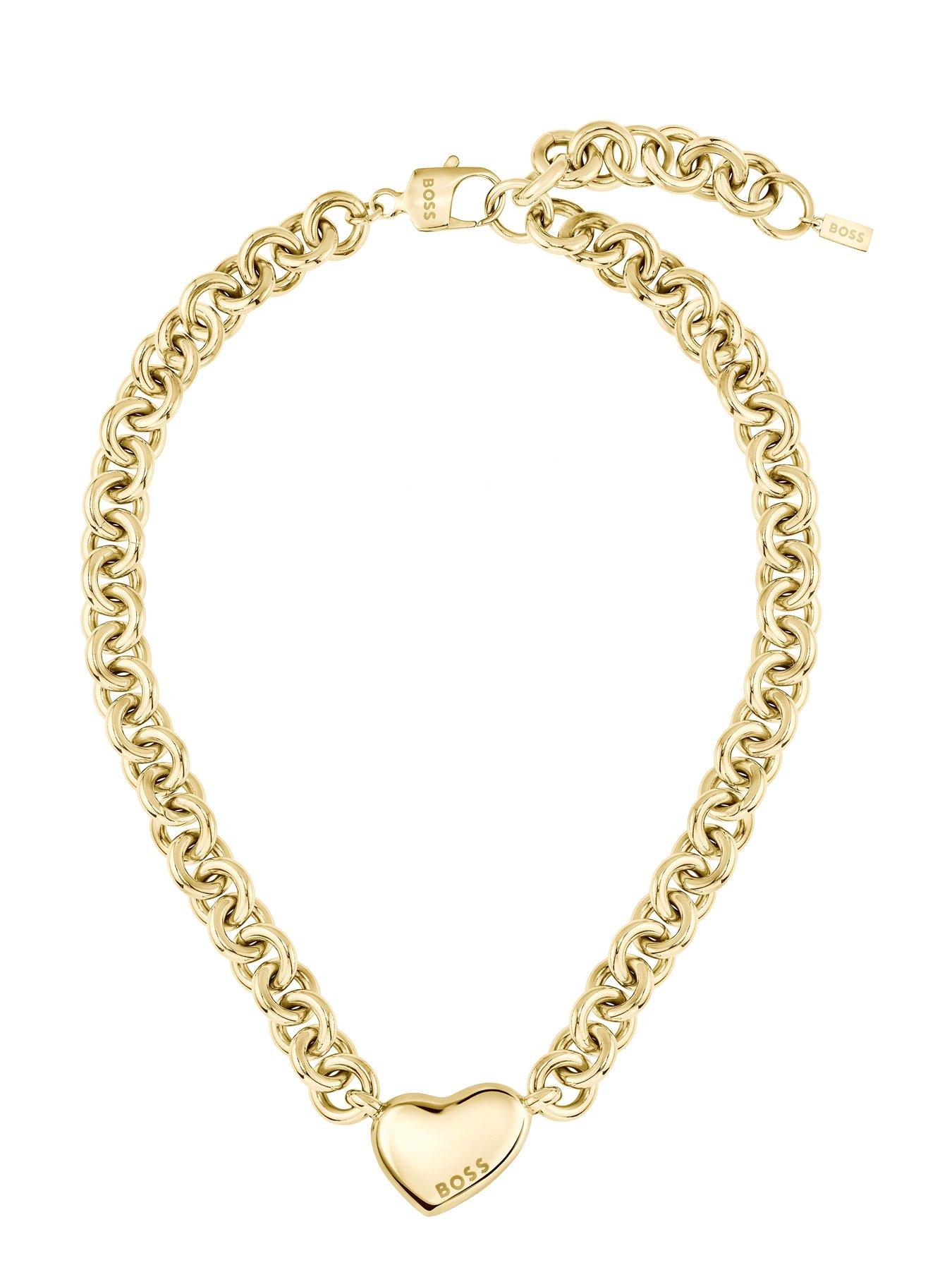 Image 2 of 6 of BOSS Honey Ladies Necklace Gold