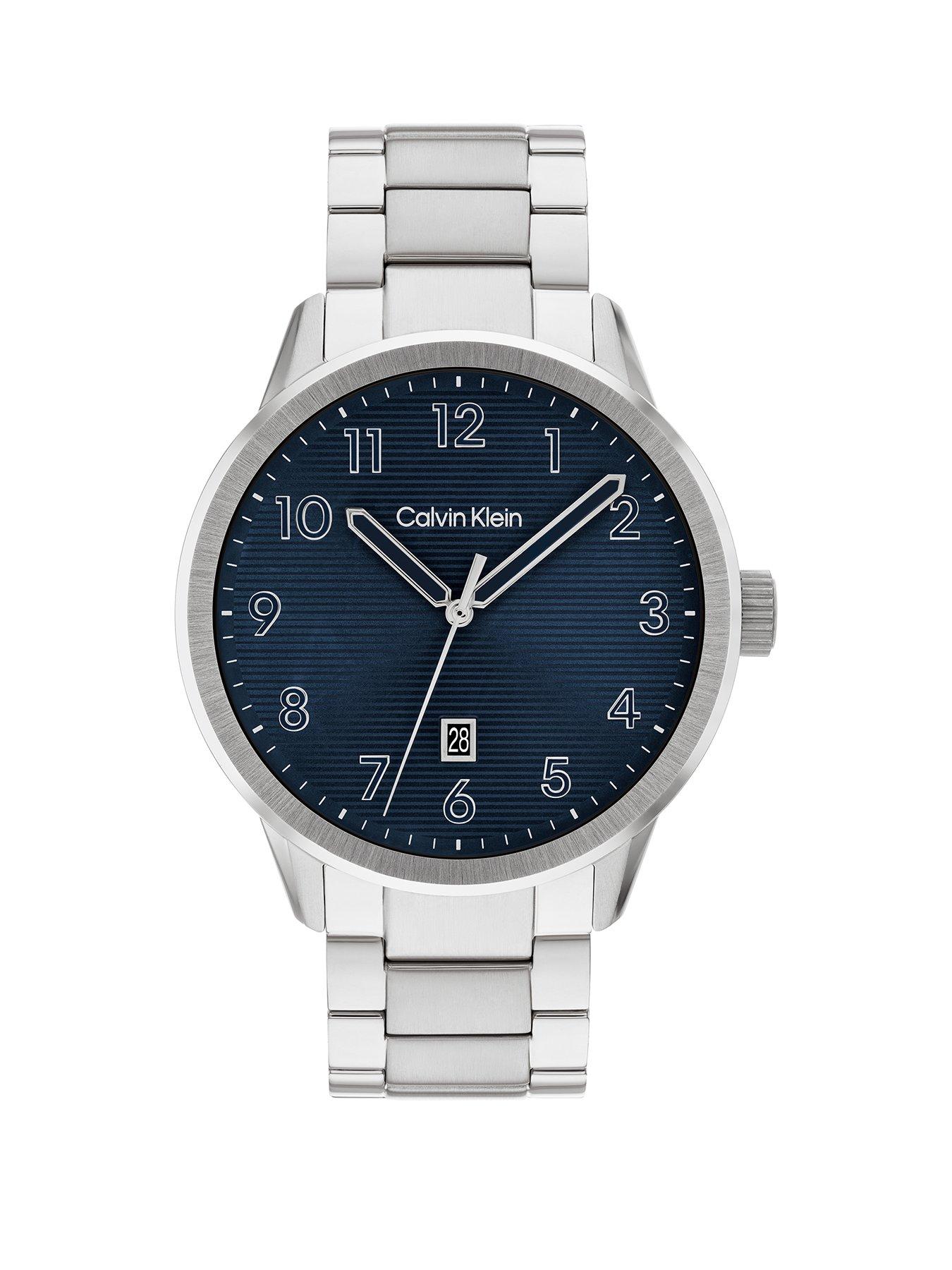 Image 1 of 5 of Calvin Klein Minimalastic Pilot Men's Watch Blue