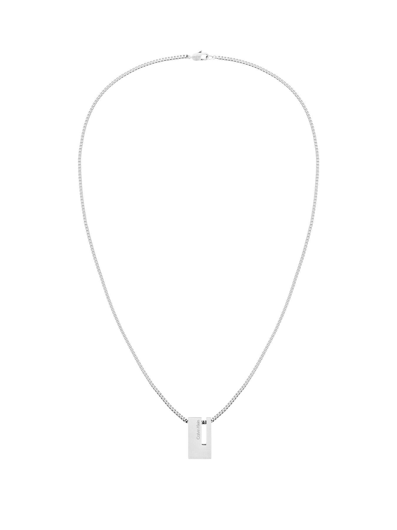 undefined Exposed Men's Necklace silver