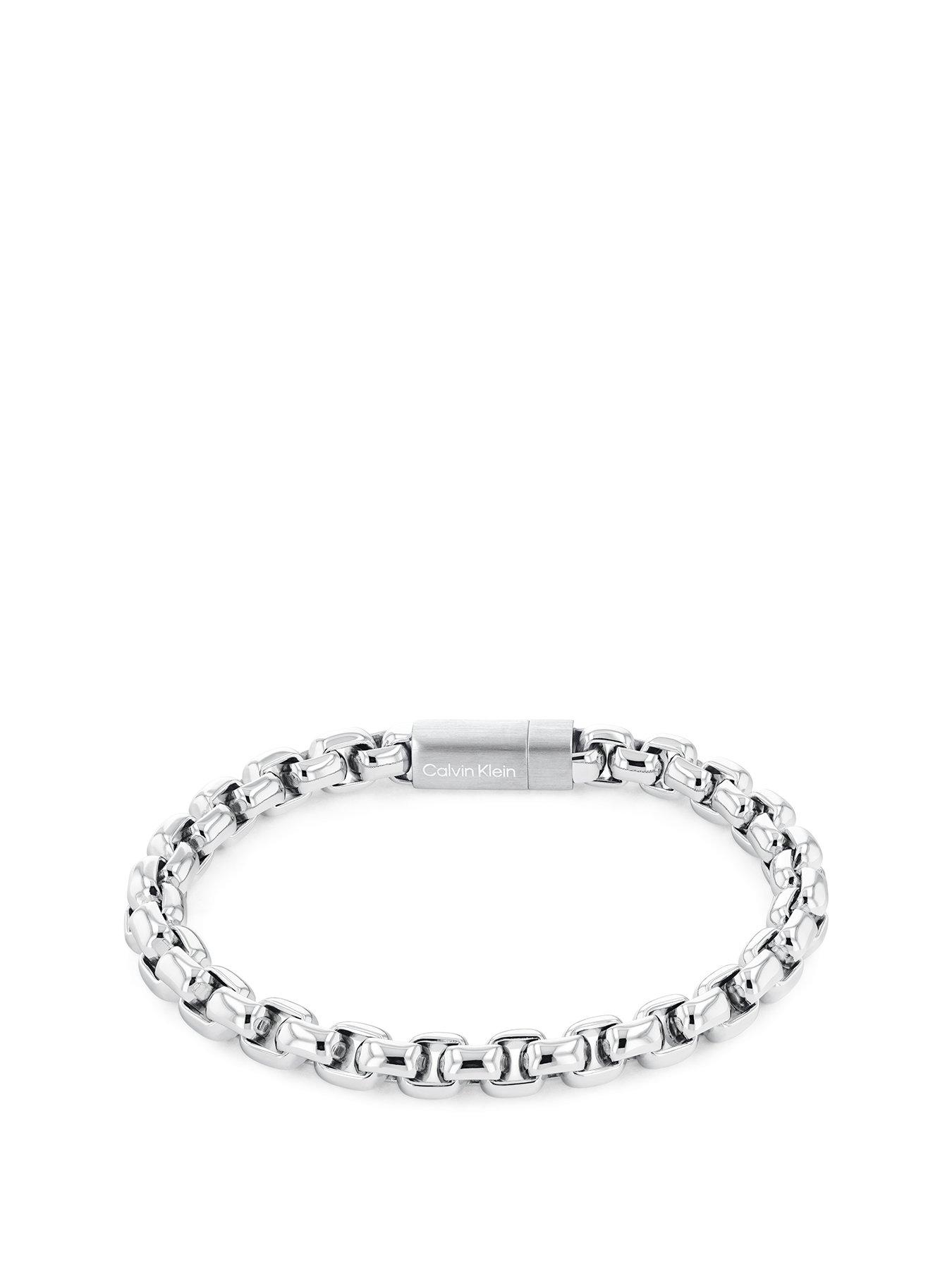 Image of Calvin Klein Iconic ID Men's Bracelet silver