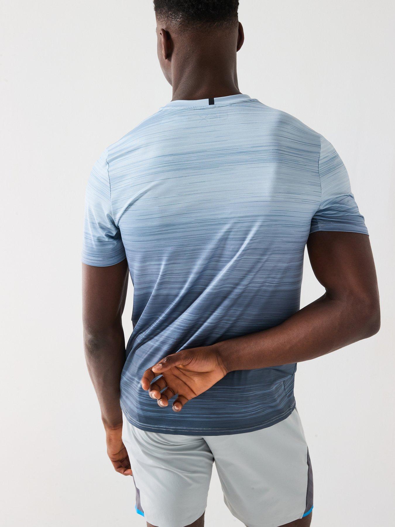 Image 2 of 6 of OEX Mens Neve Tee Shirt - Light Grey