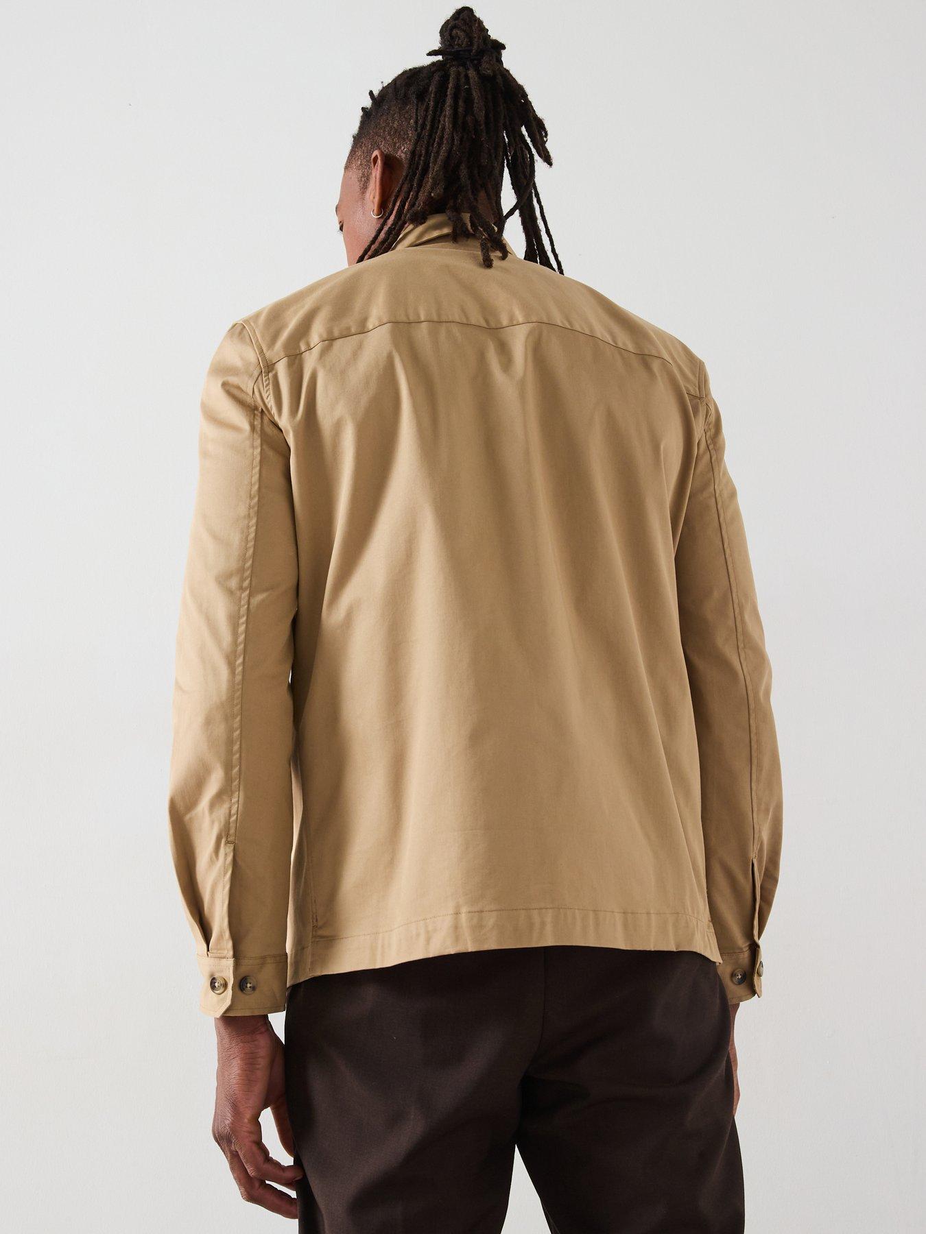 Image 2 of 6 of Mango Dublino Essentials Cotton Overshirt - Brown