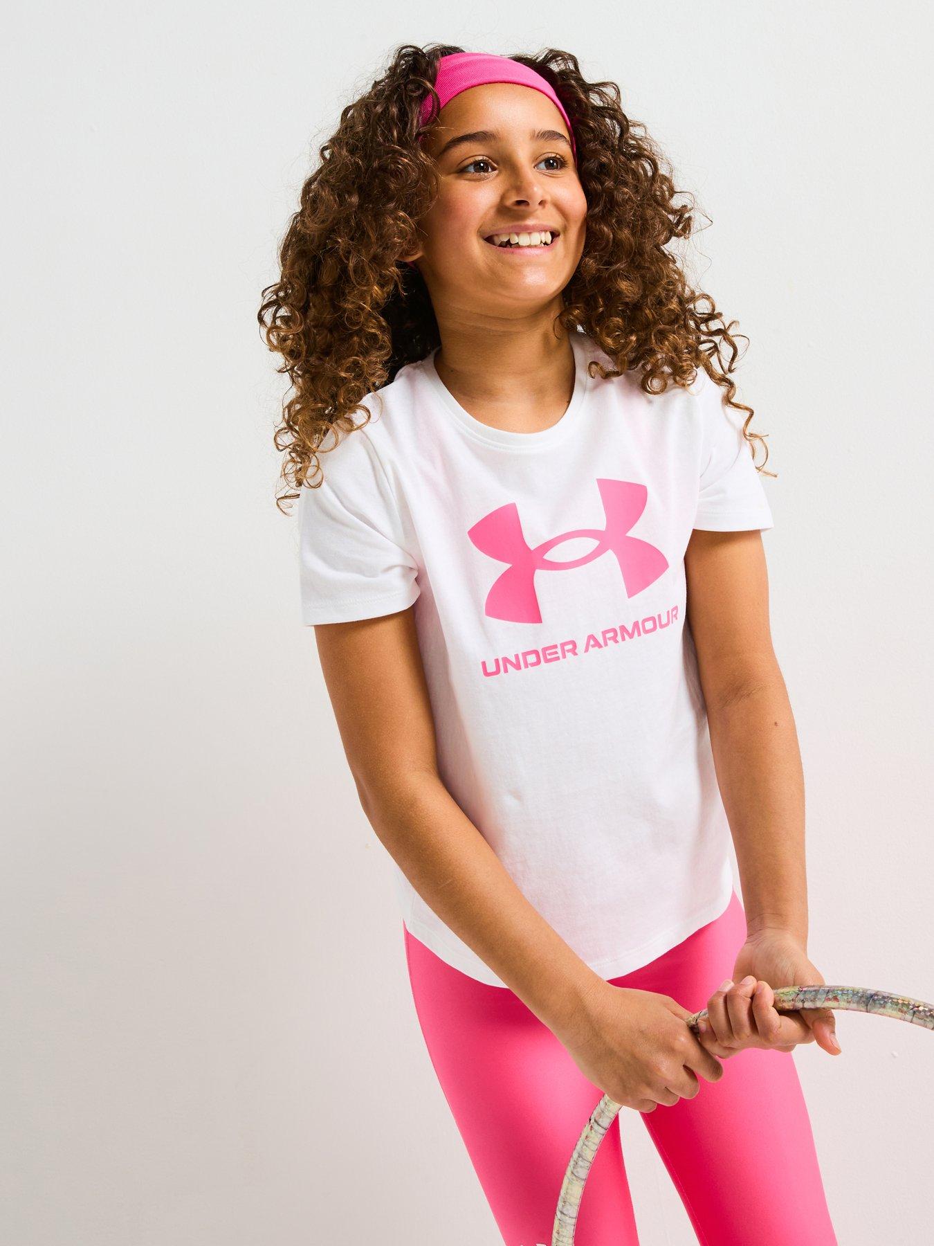 undefined Junior Girls Big Logo T-Shirt - White