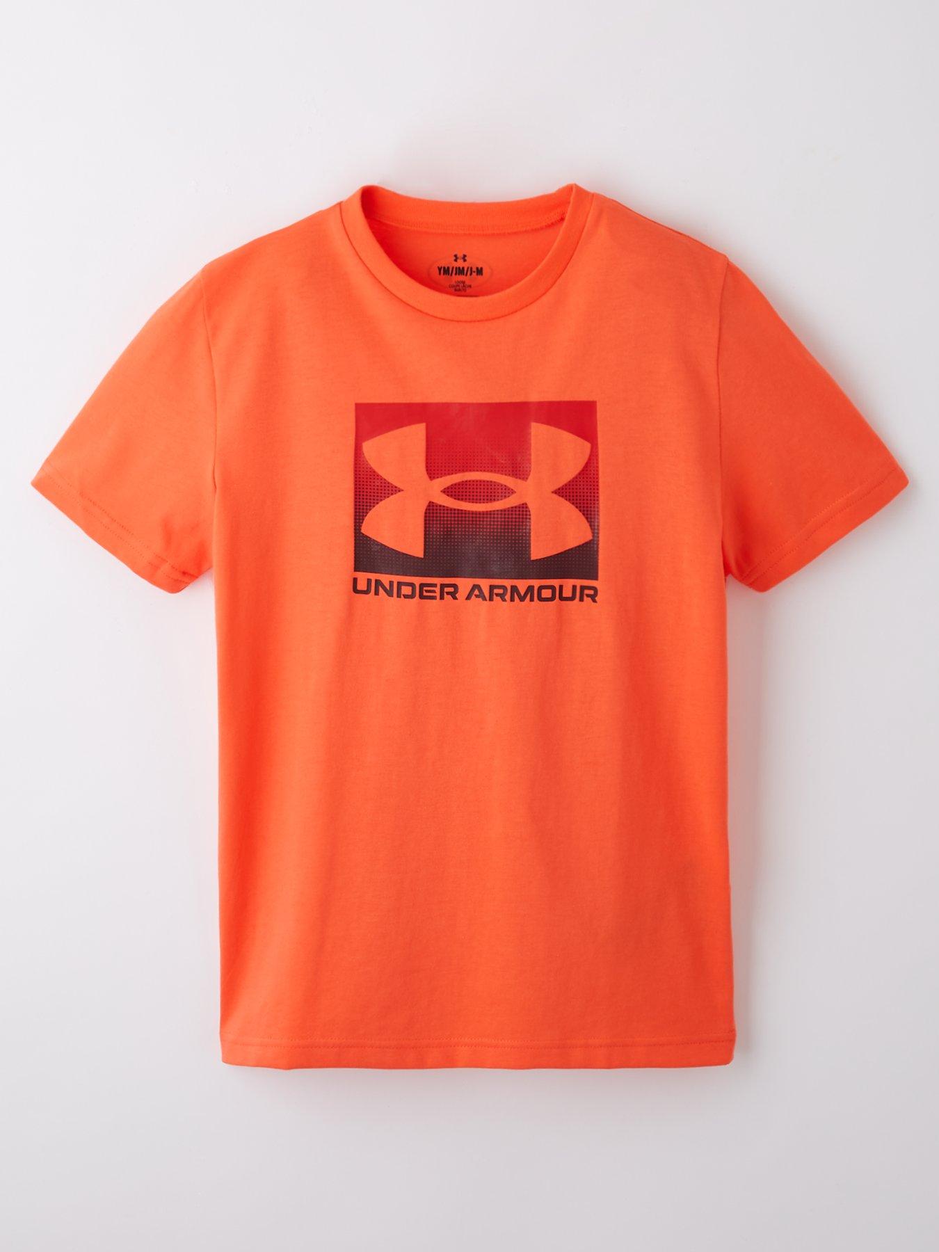 undefined Junior Boys Boxed Sports T-Shirt - Red