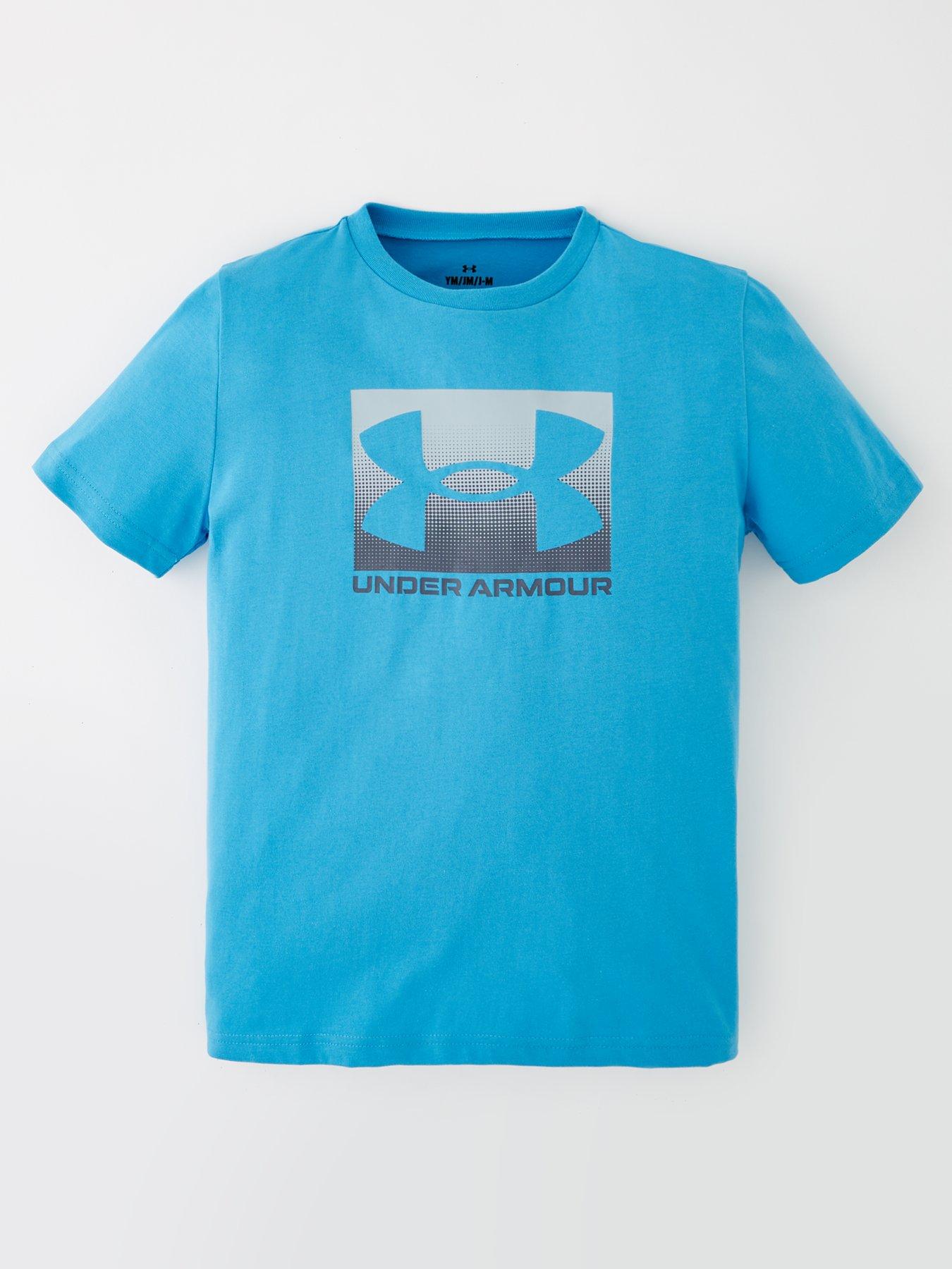 undefined Junior Boys Boxed Sports T-Shirt - Blue