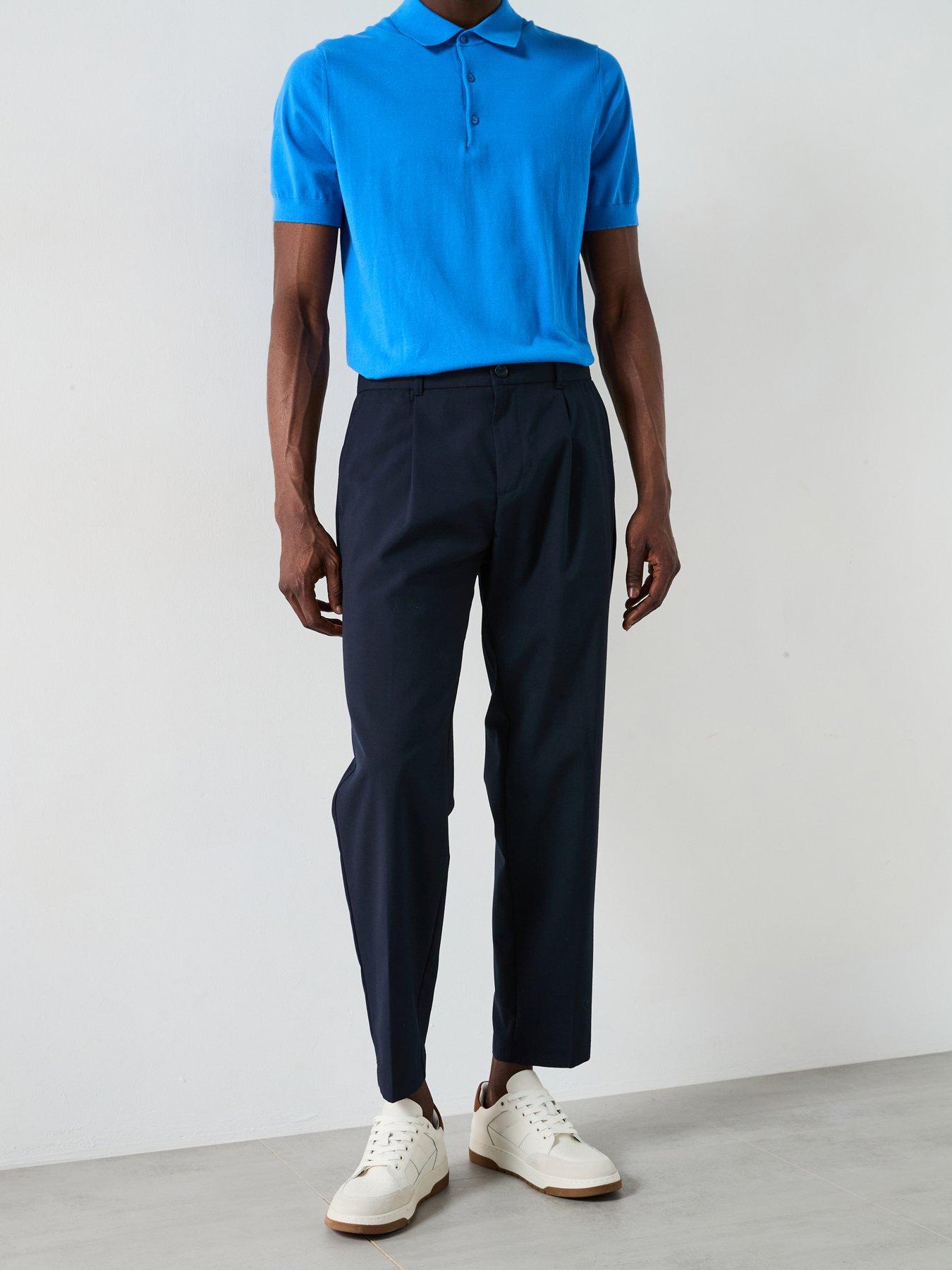 undefined Tropical Essentials Casual Trousers - Navy