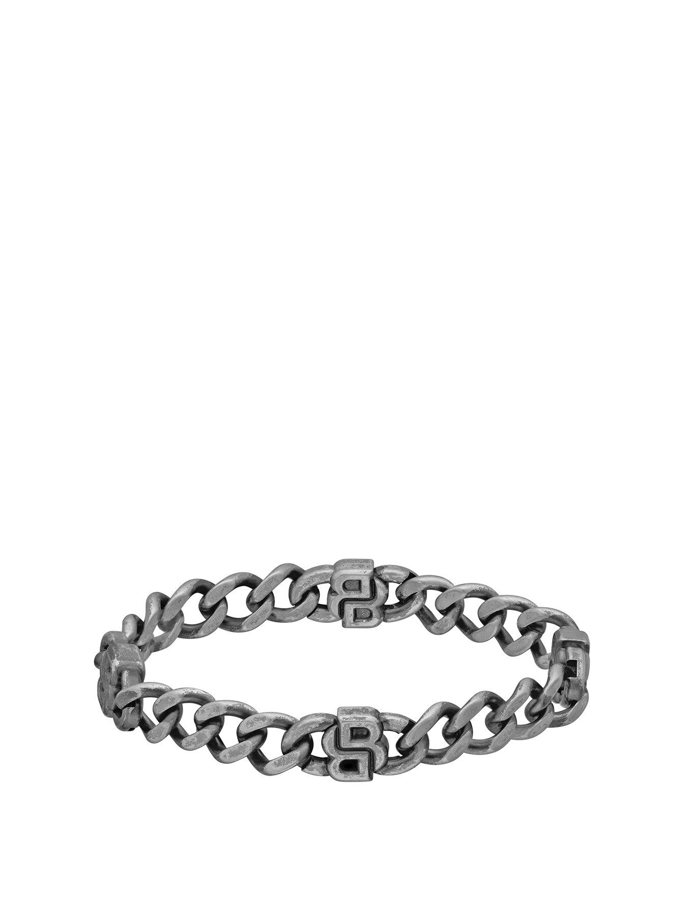 BOSS Double B Absolute Men's Bracelet Black