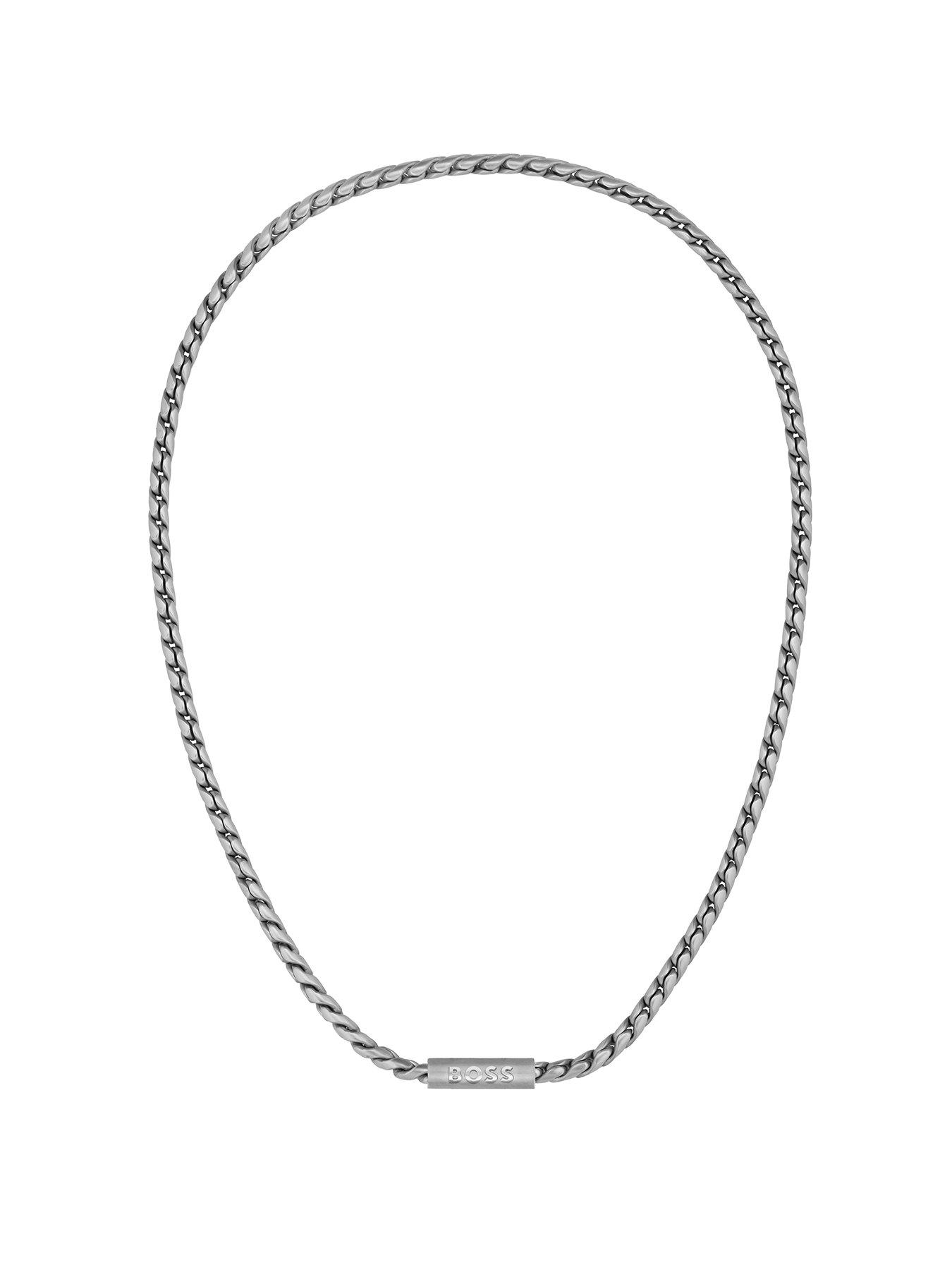 BOSS Doran Men's Necklace Silver
