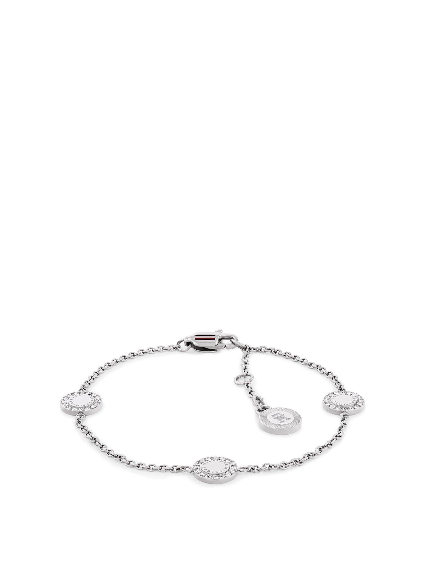 Image 1 of 3 of Tommy Hilfiger Mini Crystals Ladies Bracelet Silver