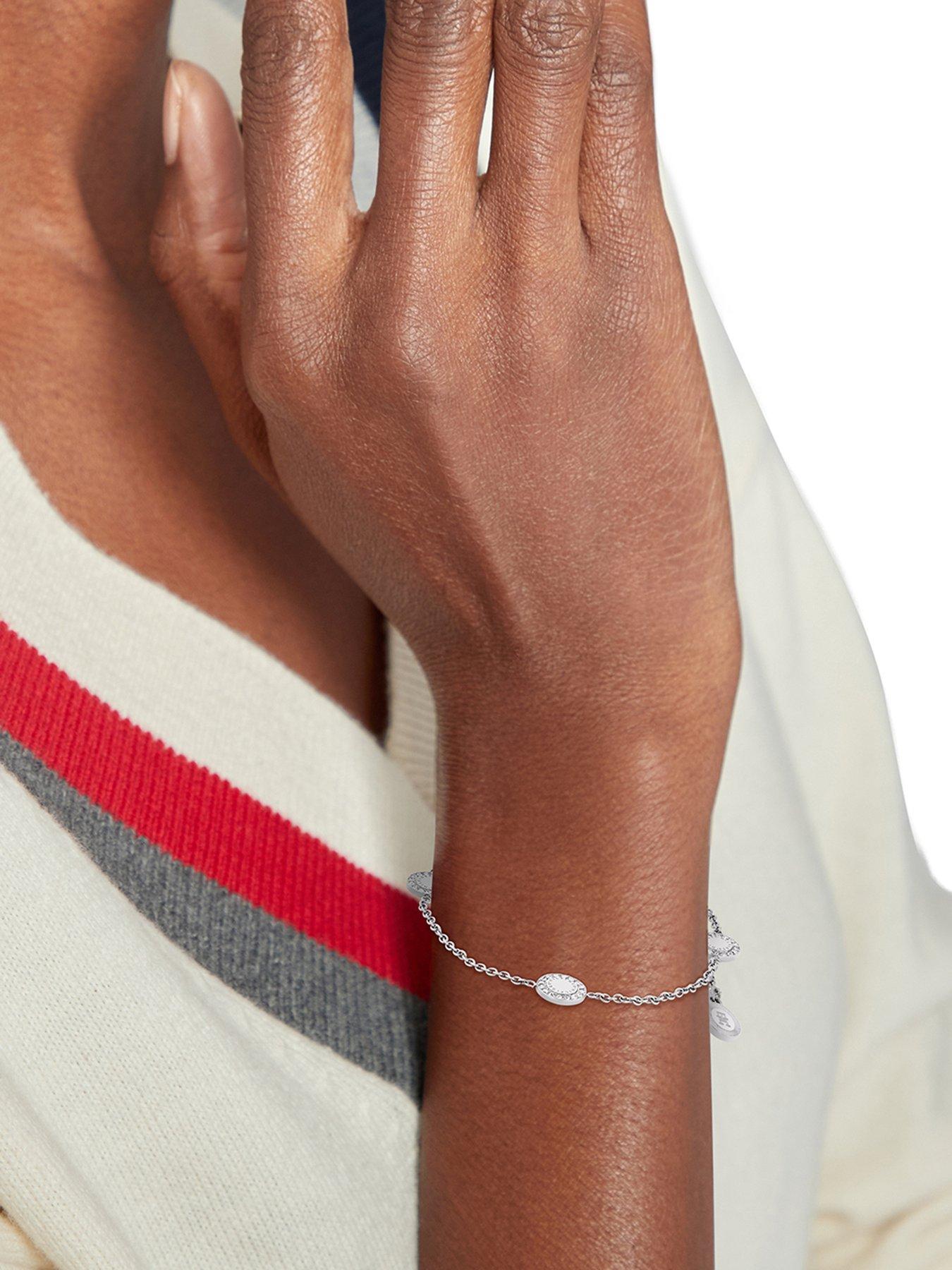 Image 2 of 3 of Tommy Hilfiger Mini Crystals Ladies Bracelet Silver