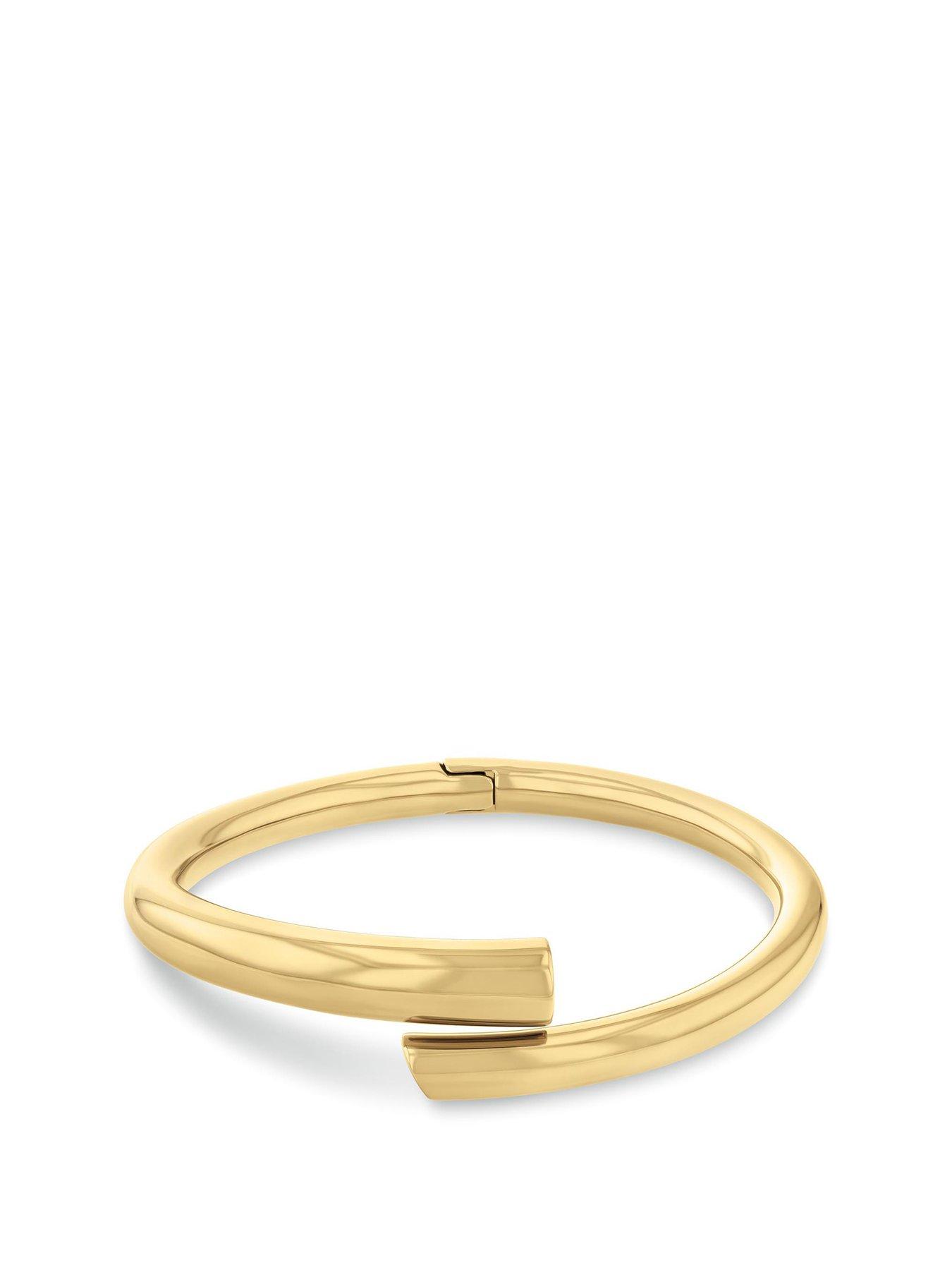Calvin Klein CK Spiral Ladies Bracelet GOLD