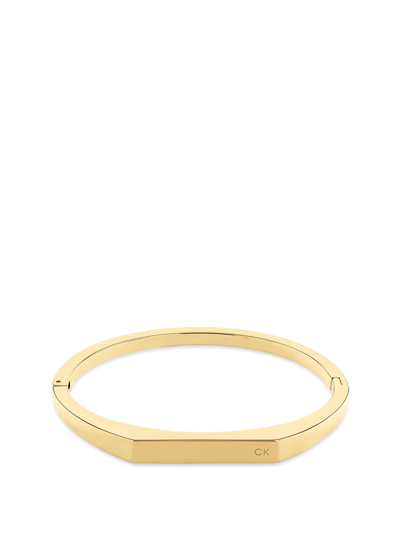undefined Faceted Bar Ladies Bracelet Gold
