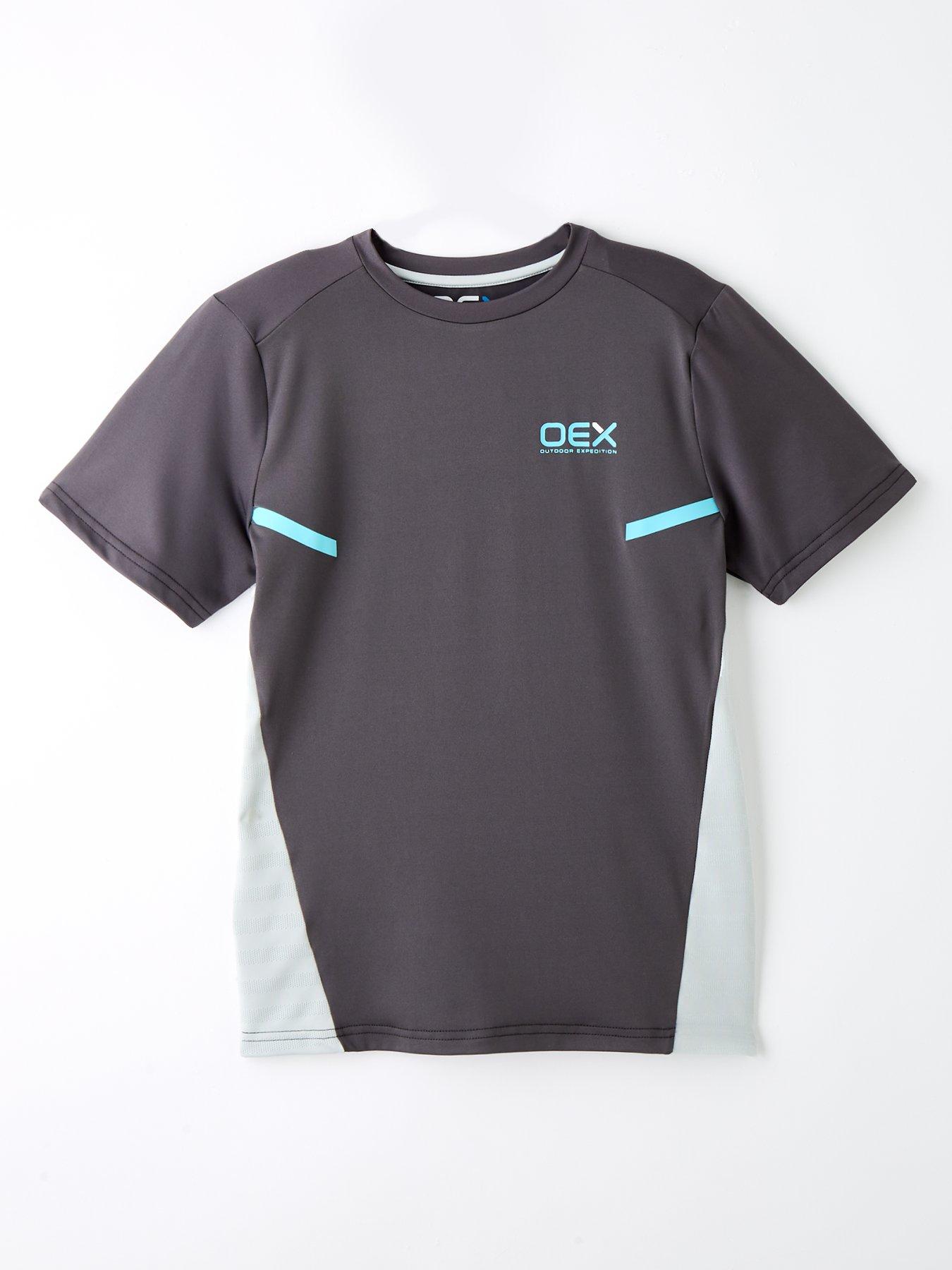 undefined Junior Flash Tee Shirt - Charcoal