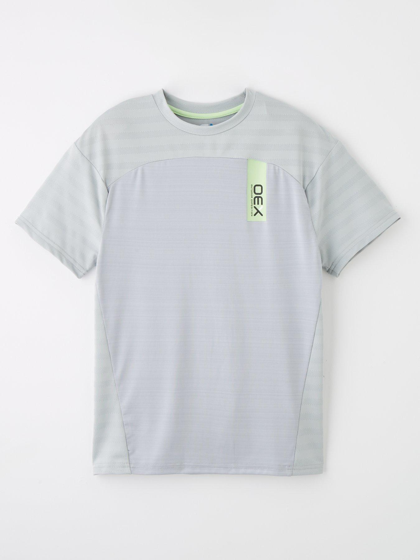 undefined Junior Piton Tee Shirt - Light Grey