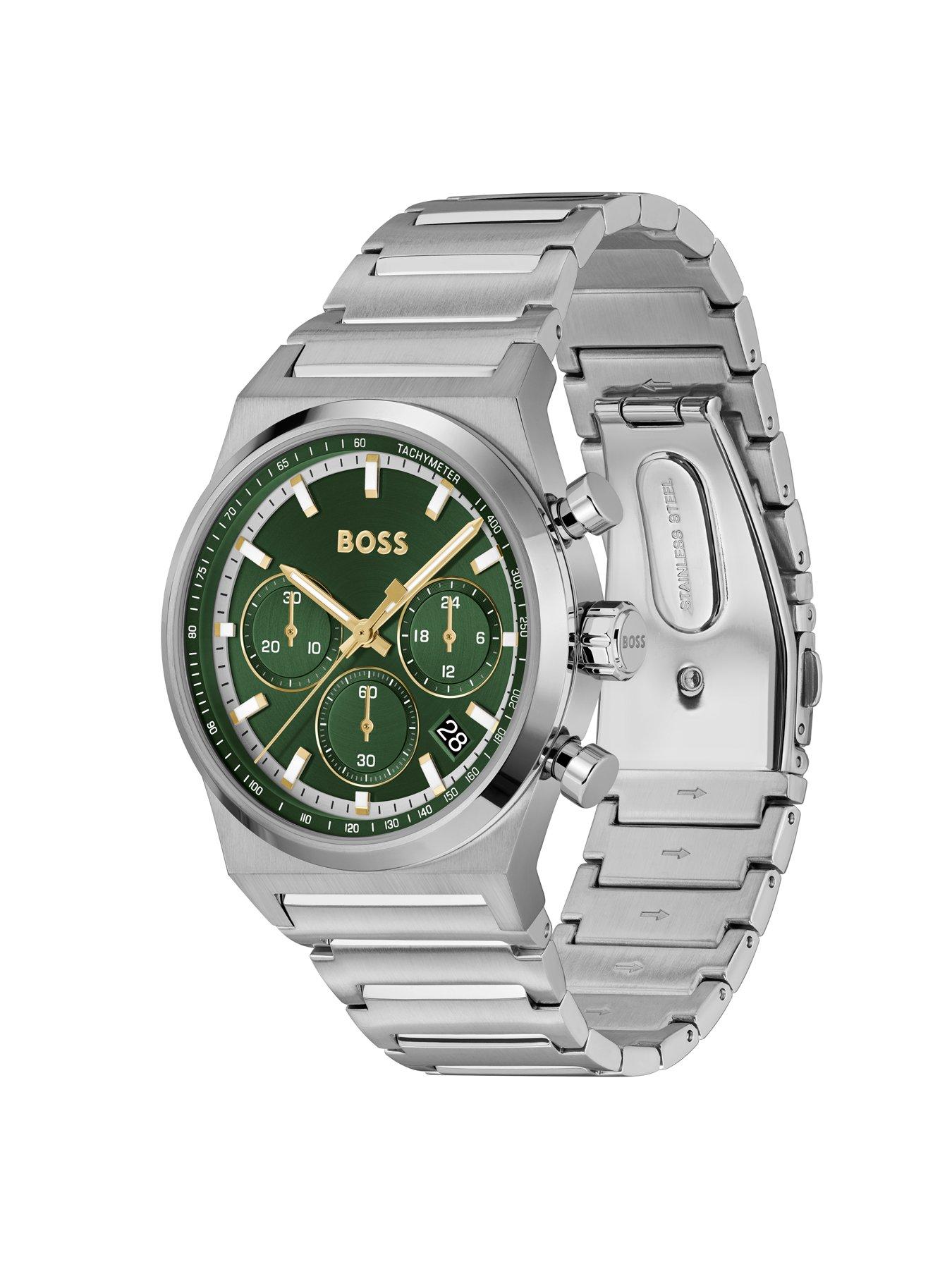 Image 2 of 8 of BOSS Candor Chrono Men's Watch Green