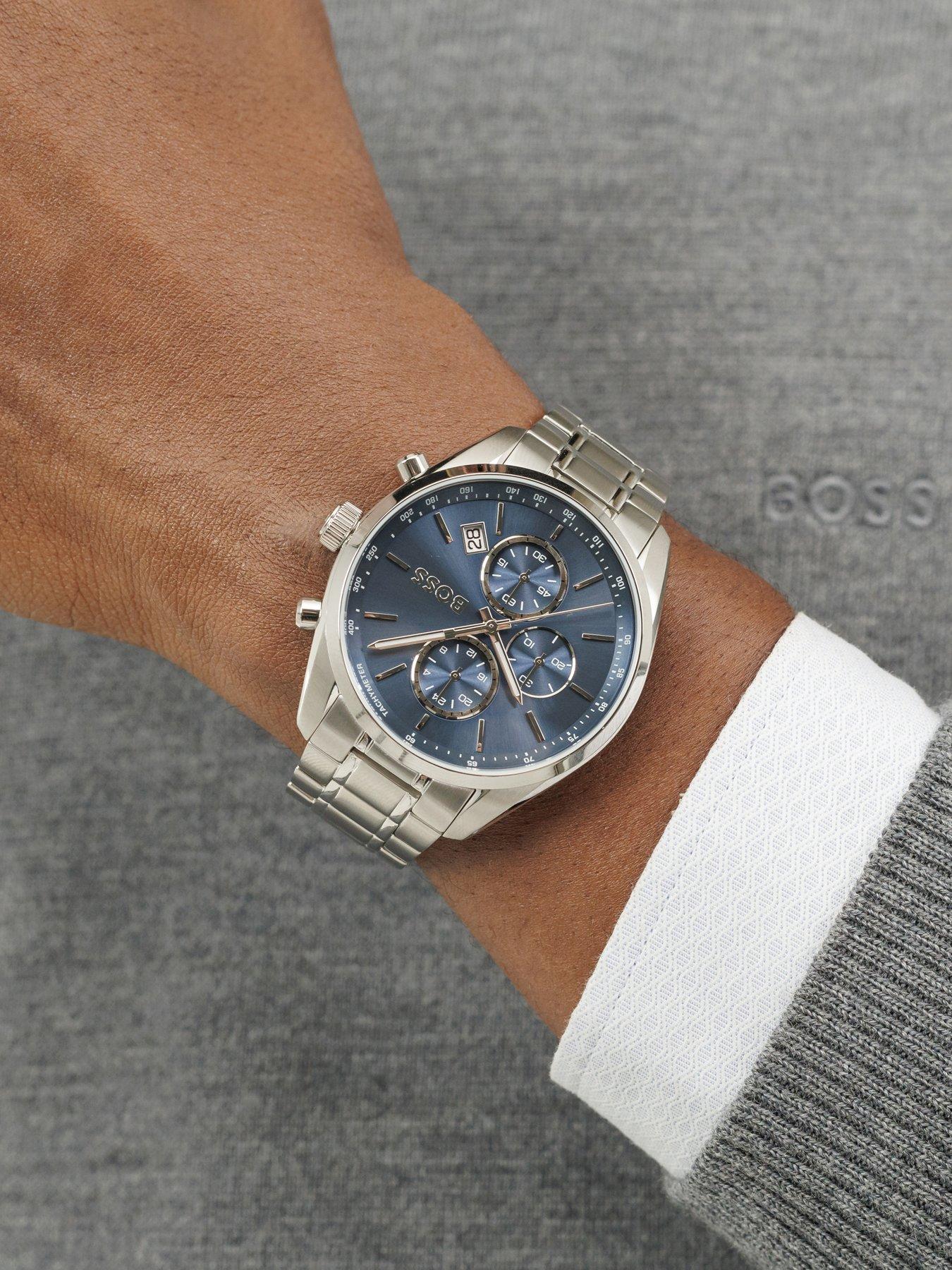Image 5 of 8 of BOSS Grand Prix 4.4 Men's Watch Blue