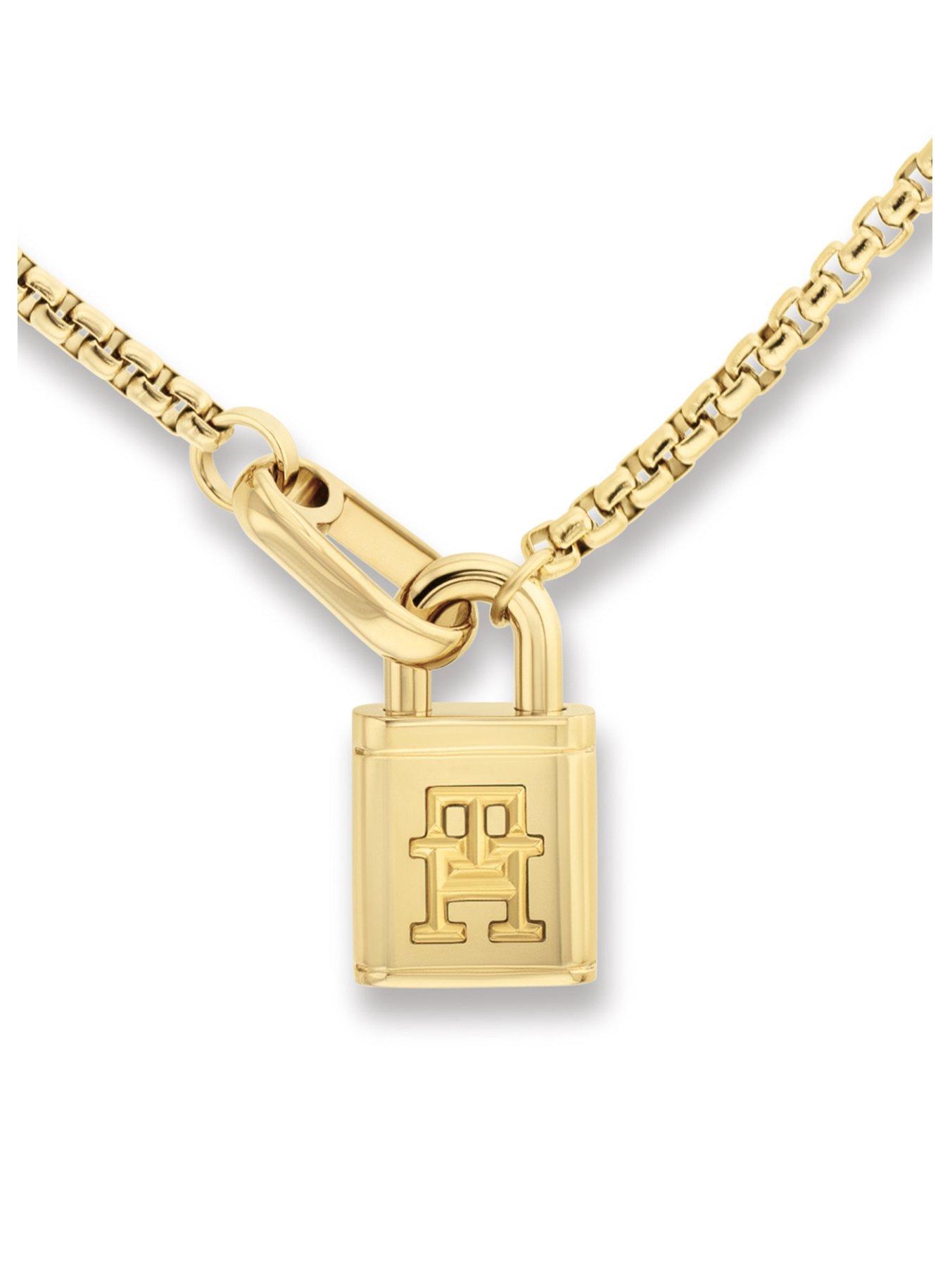 Image 2 of 6 of Tommy Hilfiger American Icon Ladies Necklace Gold