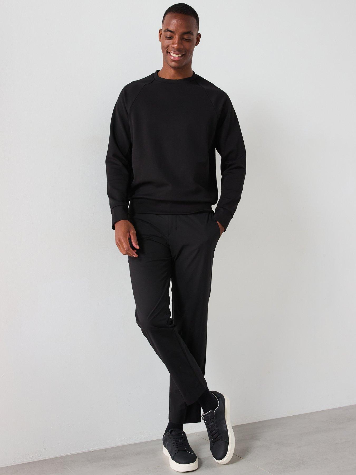 Image 3 of 6 of Mango Aosta Performance Crew Sweat - Black