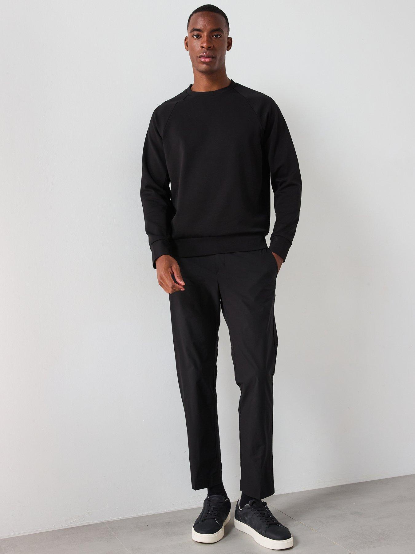 Image 6 of 6 of Mango Aosta Performance Crew Sweat - Black