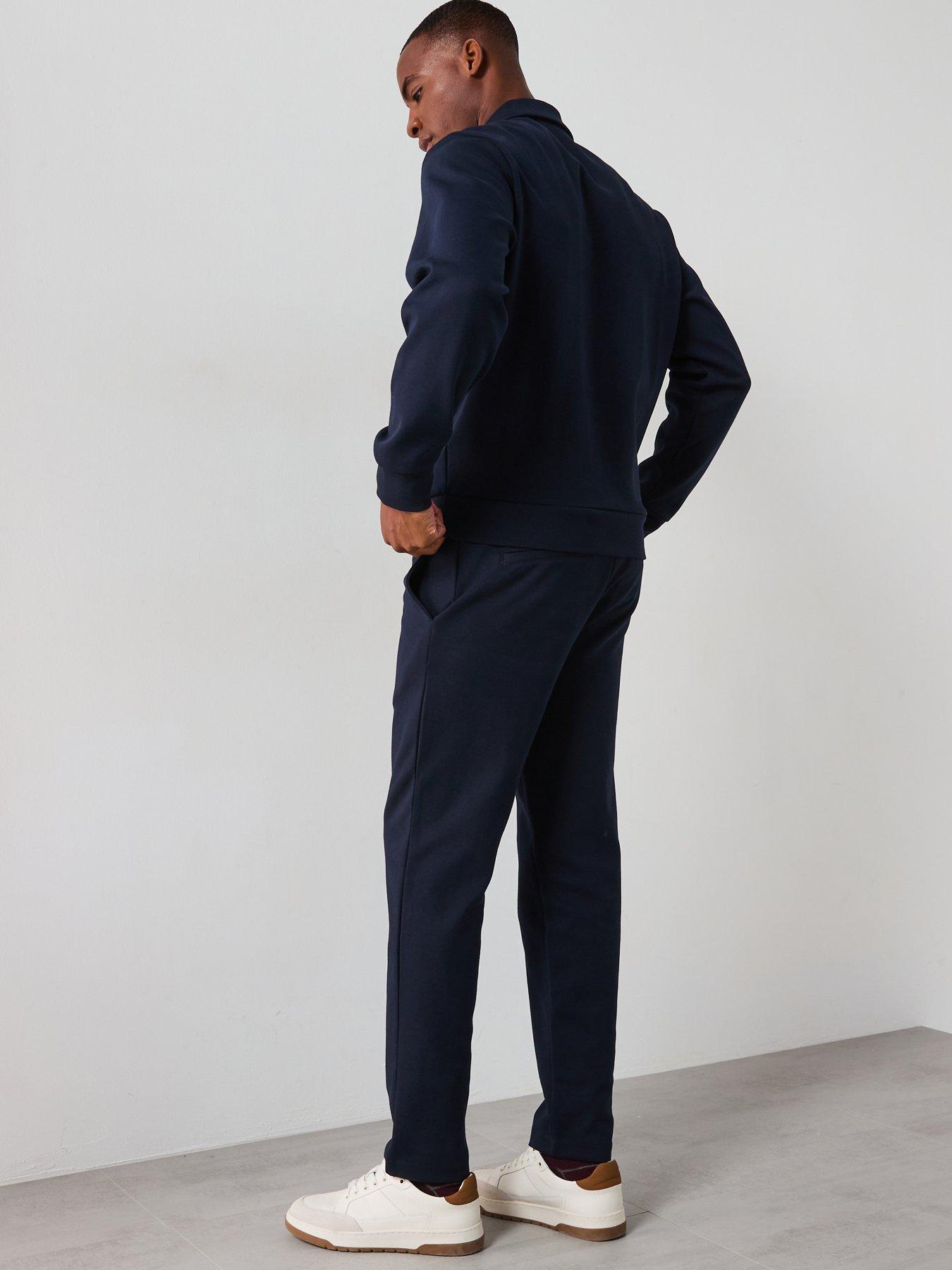 Image 2 of 6 of Mango Beach Essentials Button Collar Sweat Top - Navy