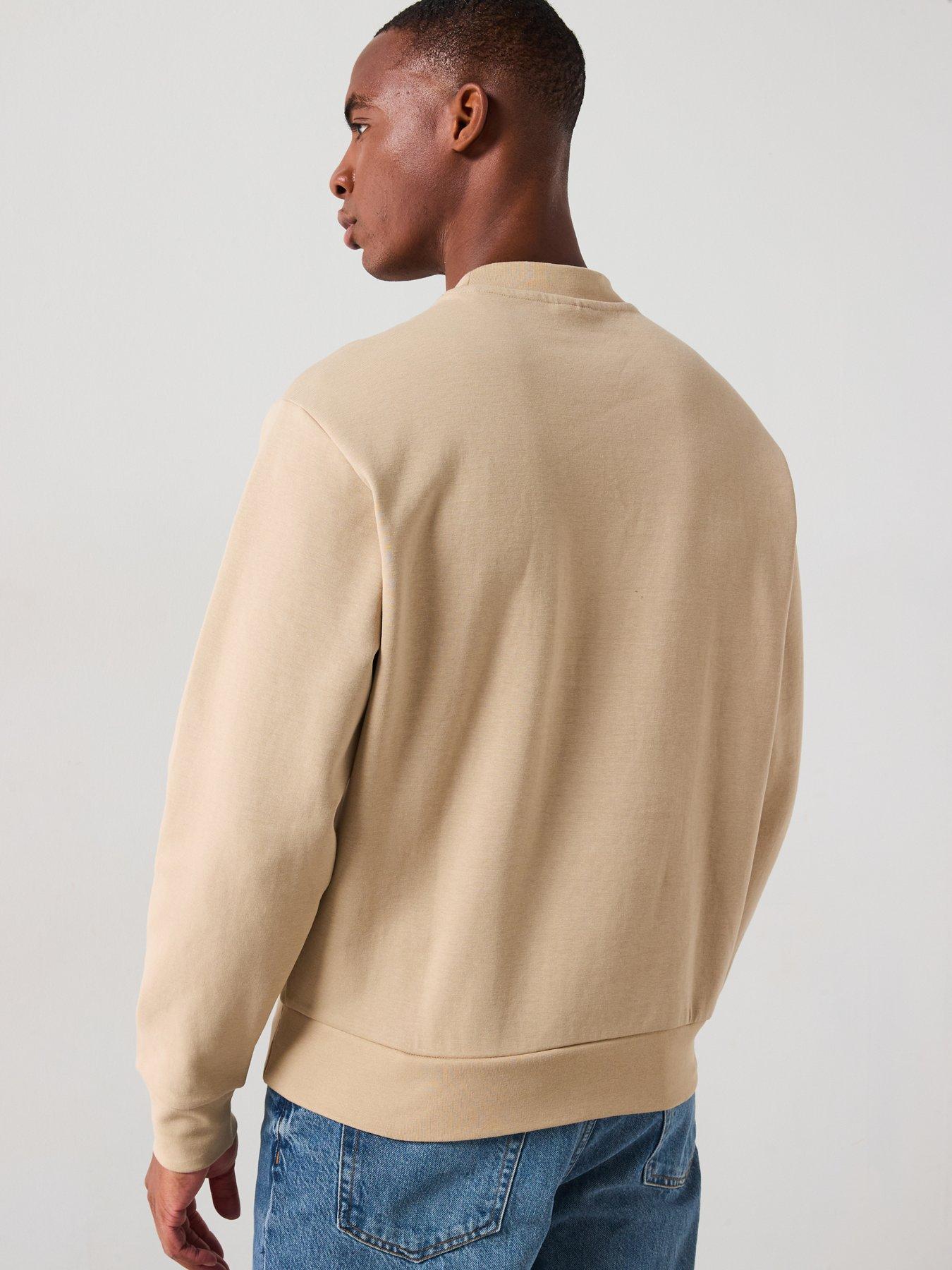 Image 2 of 6 of Mango Nole Essentials Heavyweight Crew Sweat - Brown