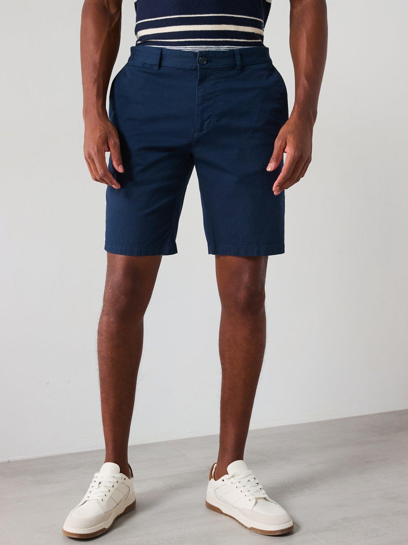 undefined Gracia Casual Chino Shorts - Navy