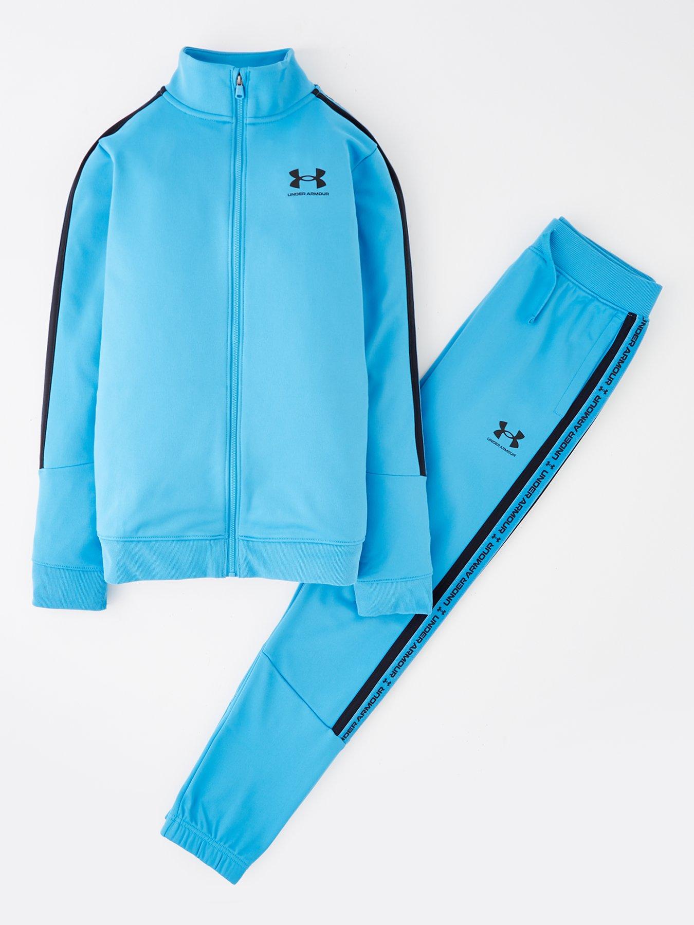 undefined Junior Boys Icon Knit Tracksuit - Blue