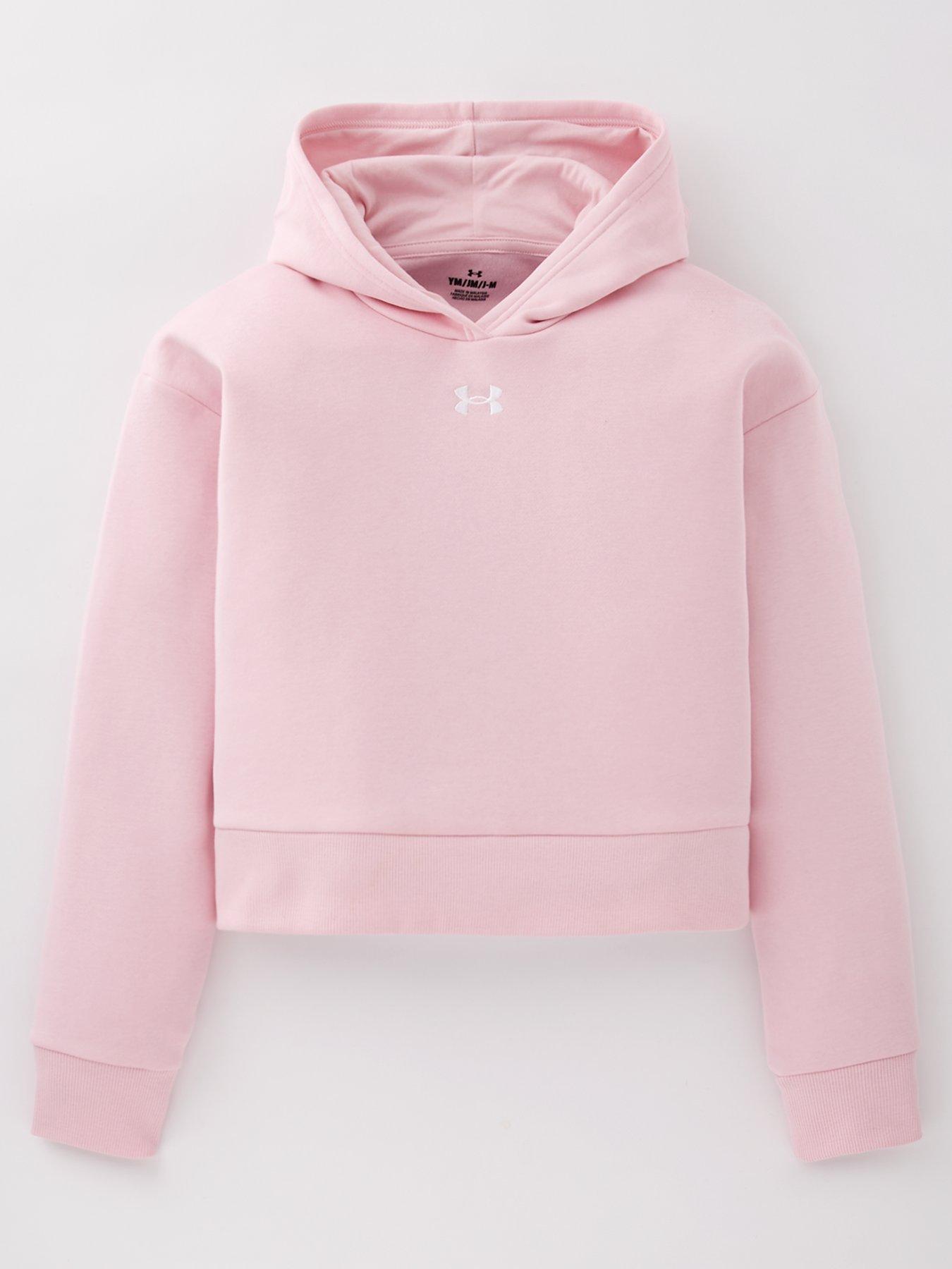 undefined Junior Girls Rival Fleece Hoodie - Pink