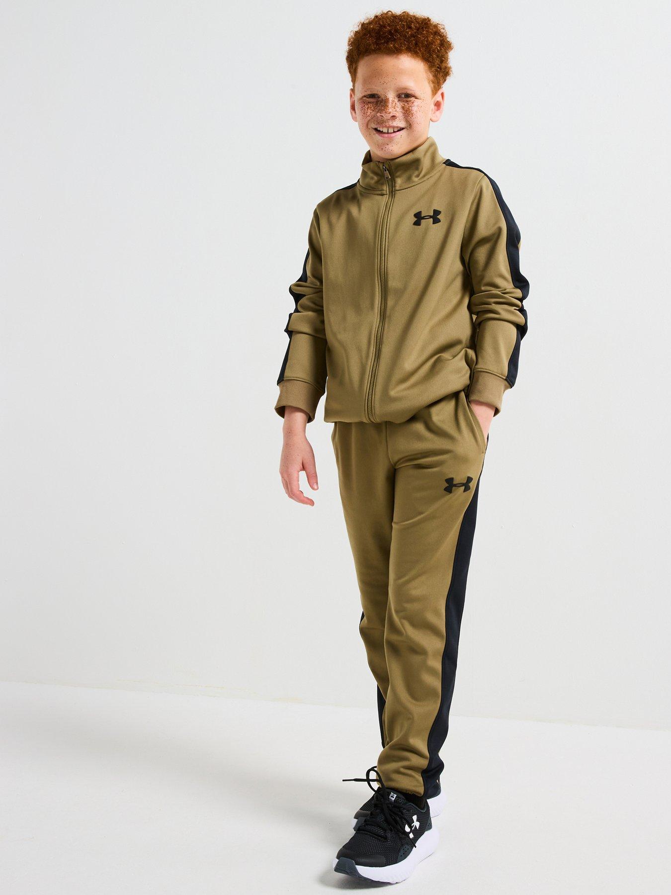 Image 1 of 6 of UNDER ARMOUR Junior Boys Rival Knit Tracksuit - Green