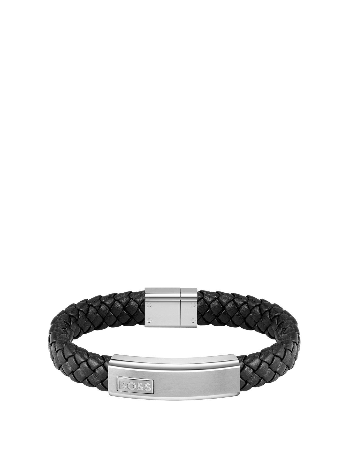 BOSS Landar Men's Bracelet Silver
