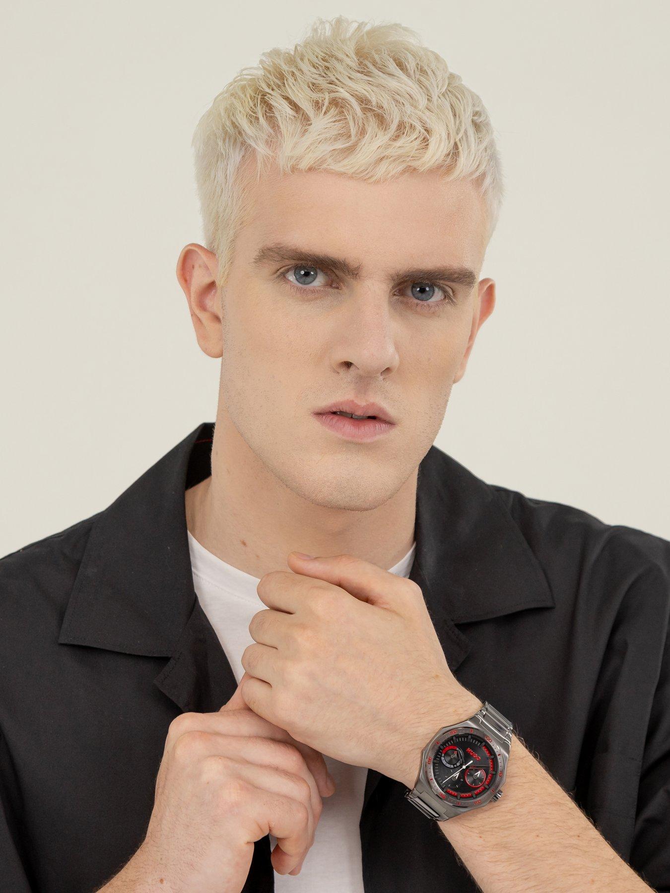 Image 4 of 7 of HUGO #Grail Sport Men's Watch Black