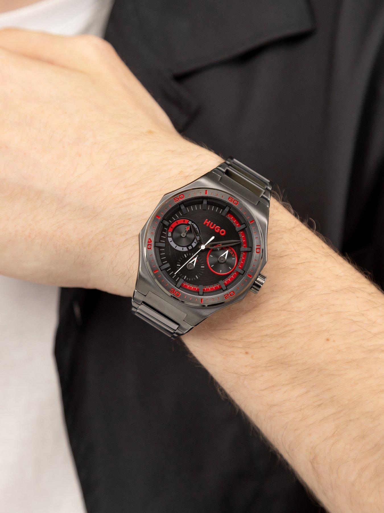Image 5 of 7 of HUGO #Grail Sport Men's Watch Black