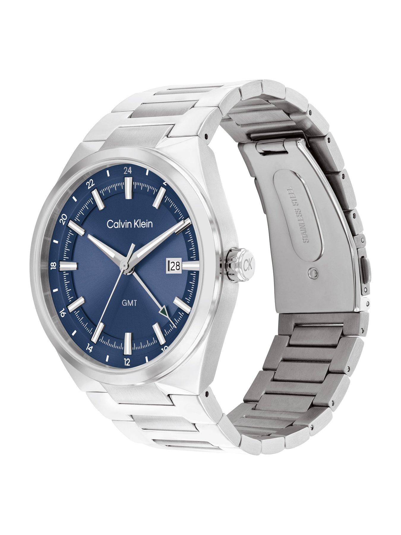 Image 3 of 5 of Calvin Klein Distinguish GMT Men's Watch Blue
