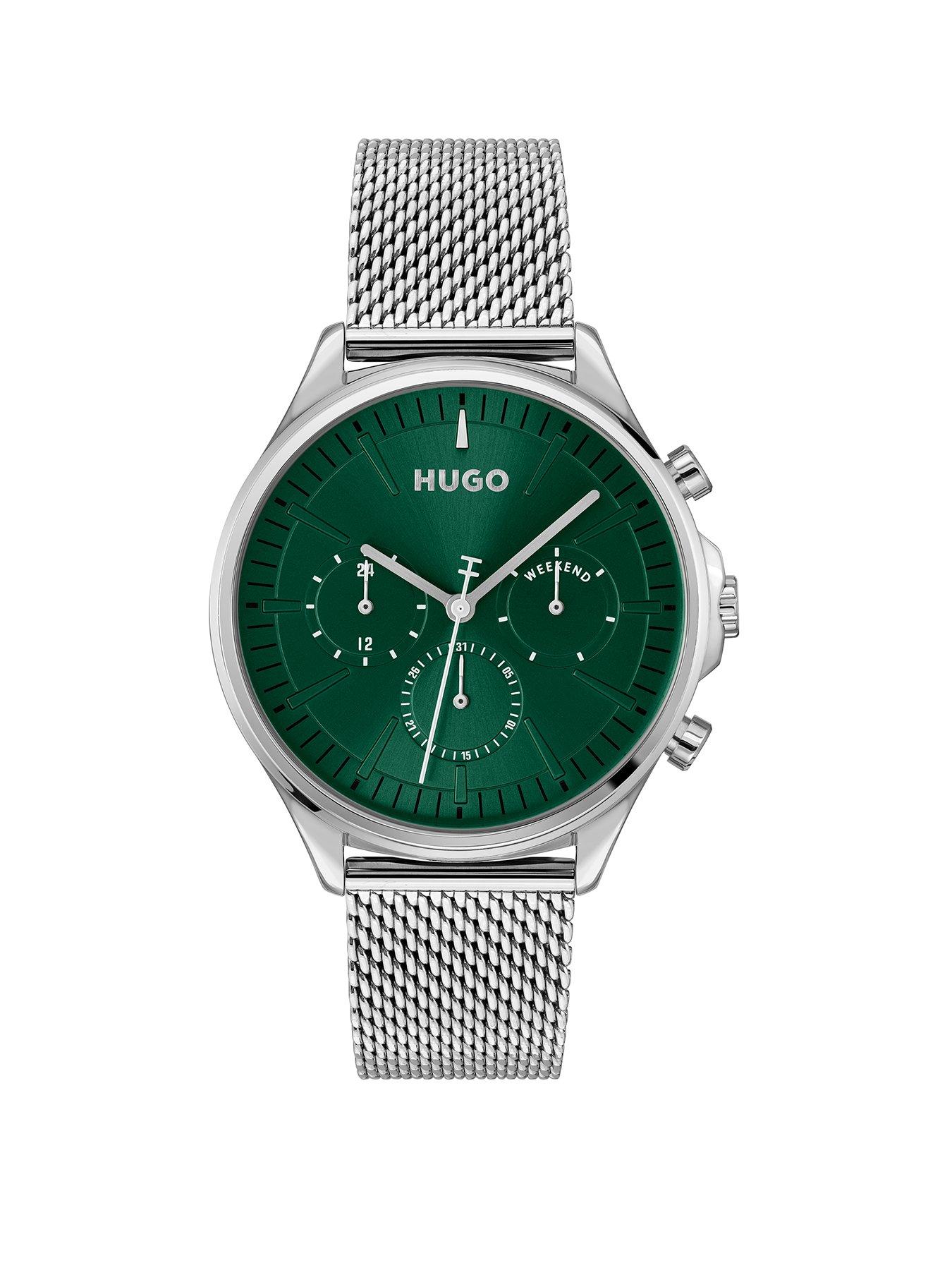 HUGO #Smash Multi Men's Watch Green